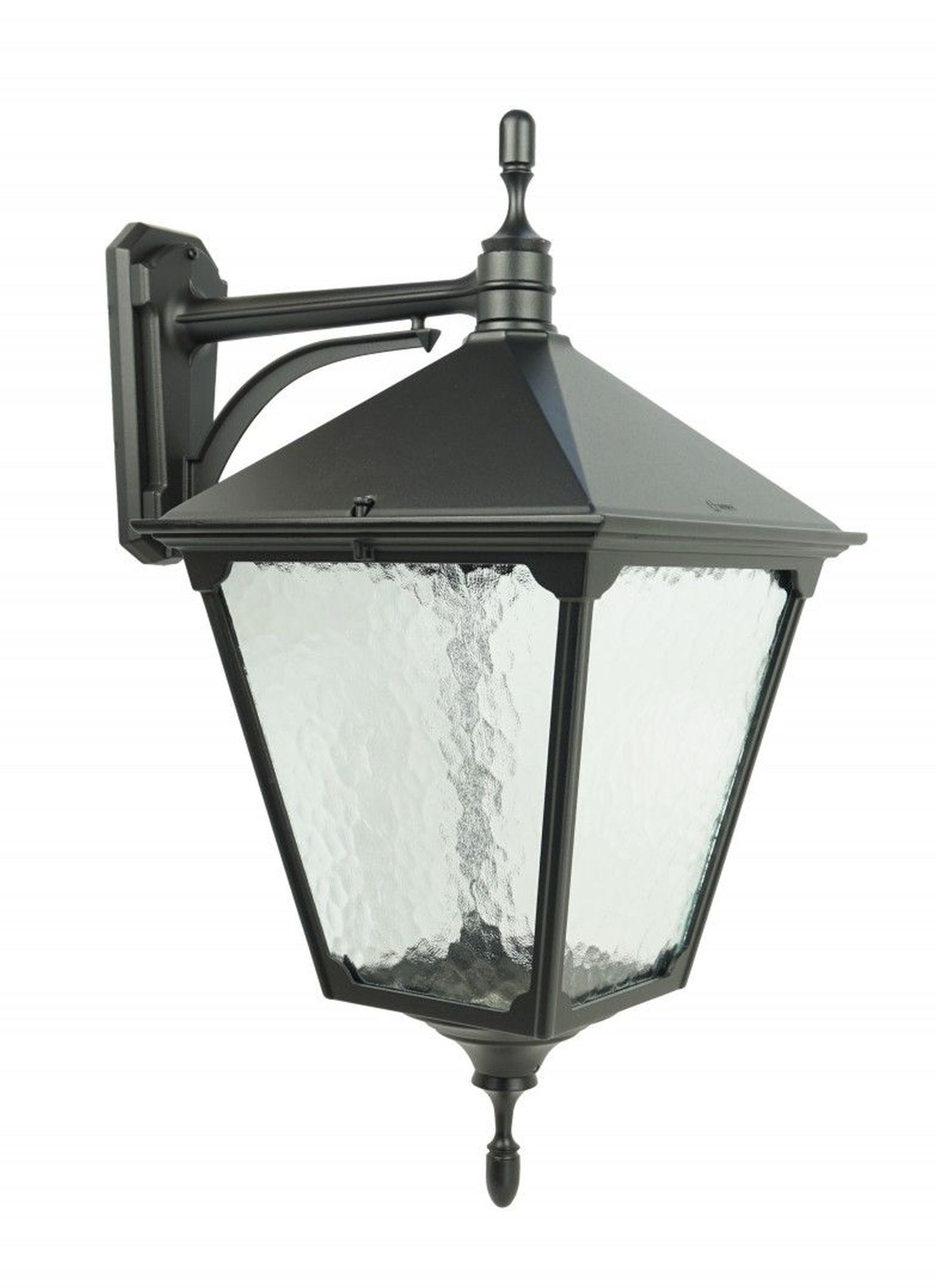 Applique murale extérieure aluminium verre H:72 cm IP43 E27 Lanterne