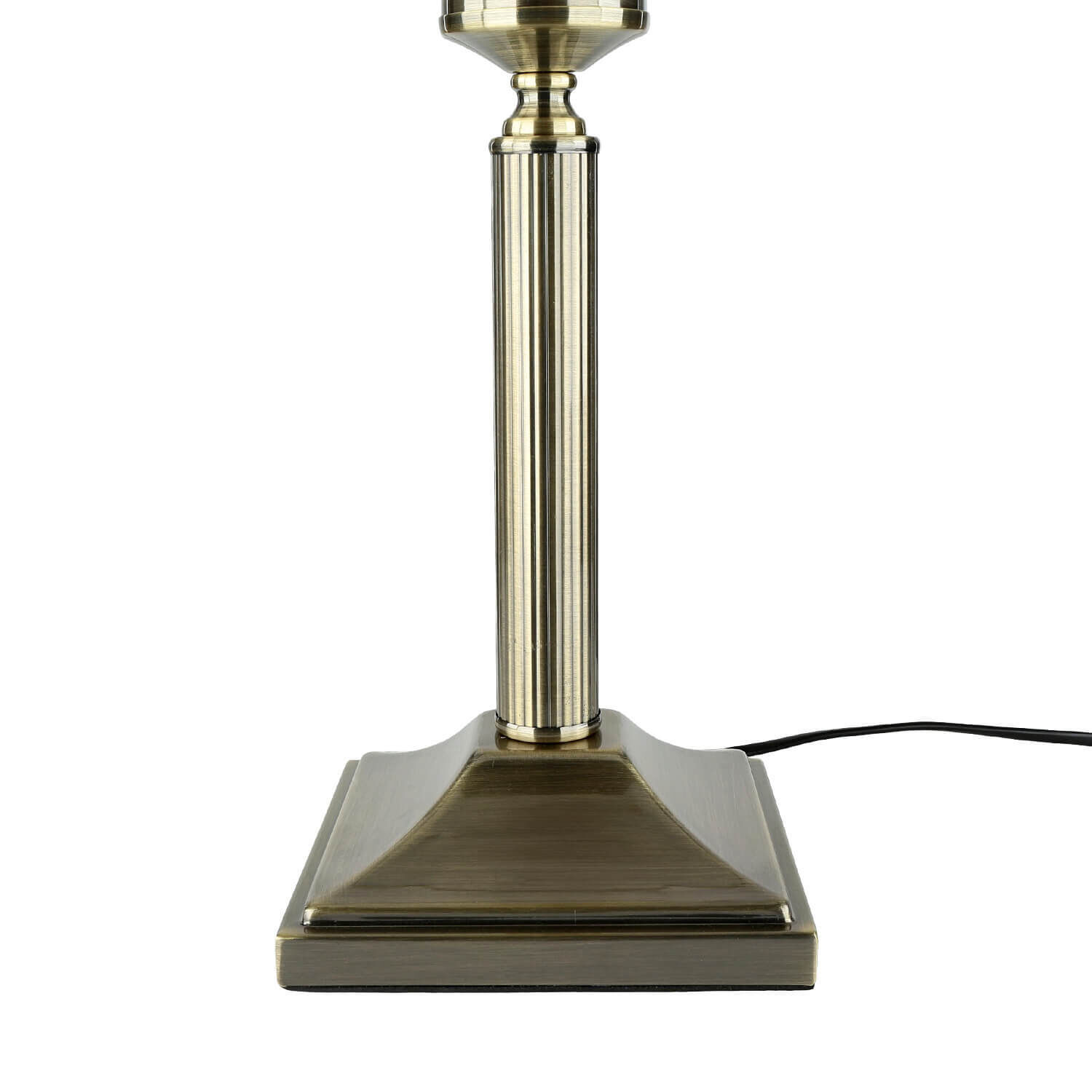 Tischleuchte MARLOW 50cm in Messing antik Jugendstil Lampe, Elektrisches Gerät, Mikrophon, Rauchrohr