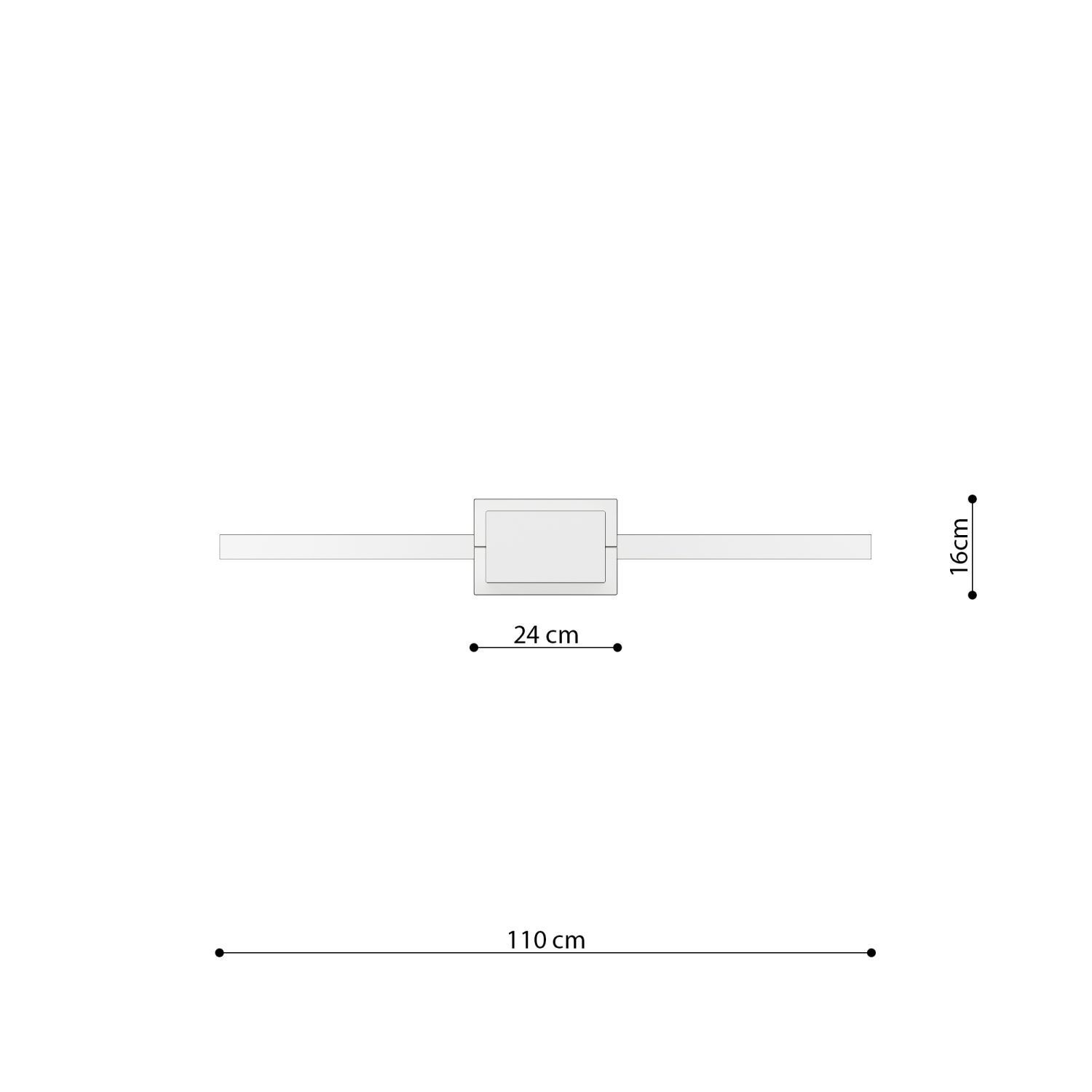 LED Hängeleuchte Weiß Ø 110 cm groß 4000 K Ring Modern