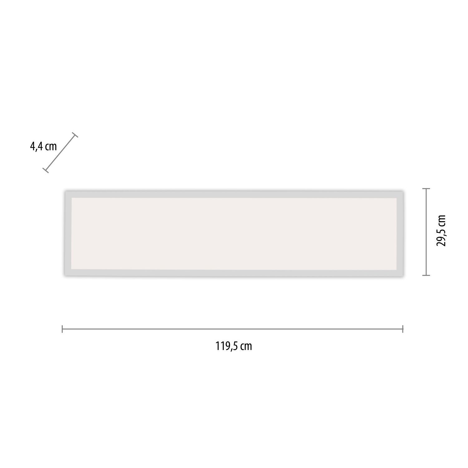 Plafonnier LED à intensité variable Télécommande 119 cm 4000 lm