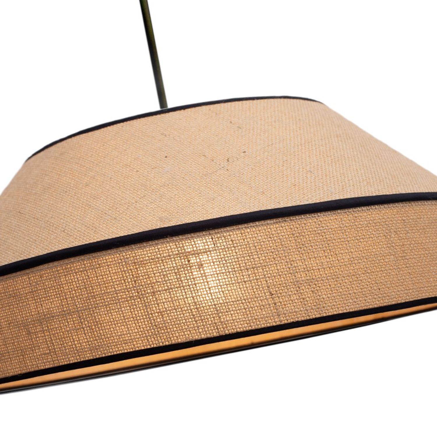 Blendarme Pendelleuchte Jute Natur E27 Ø45 cm wohnlich