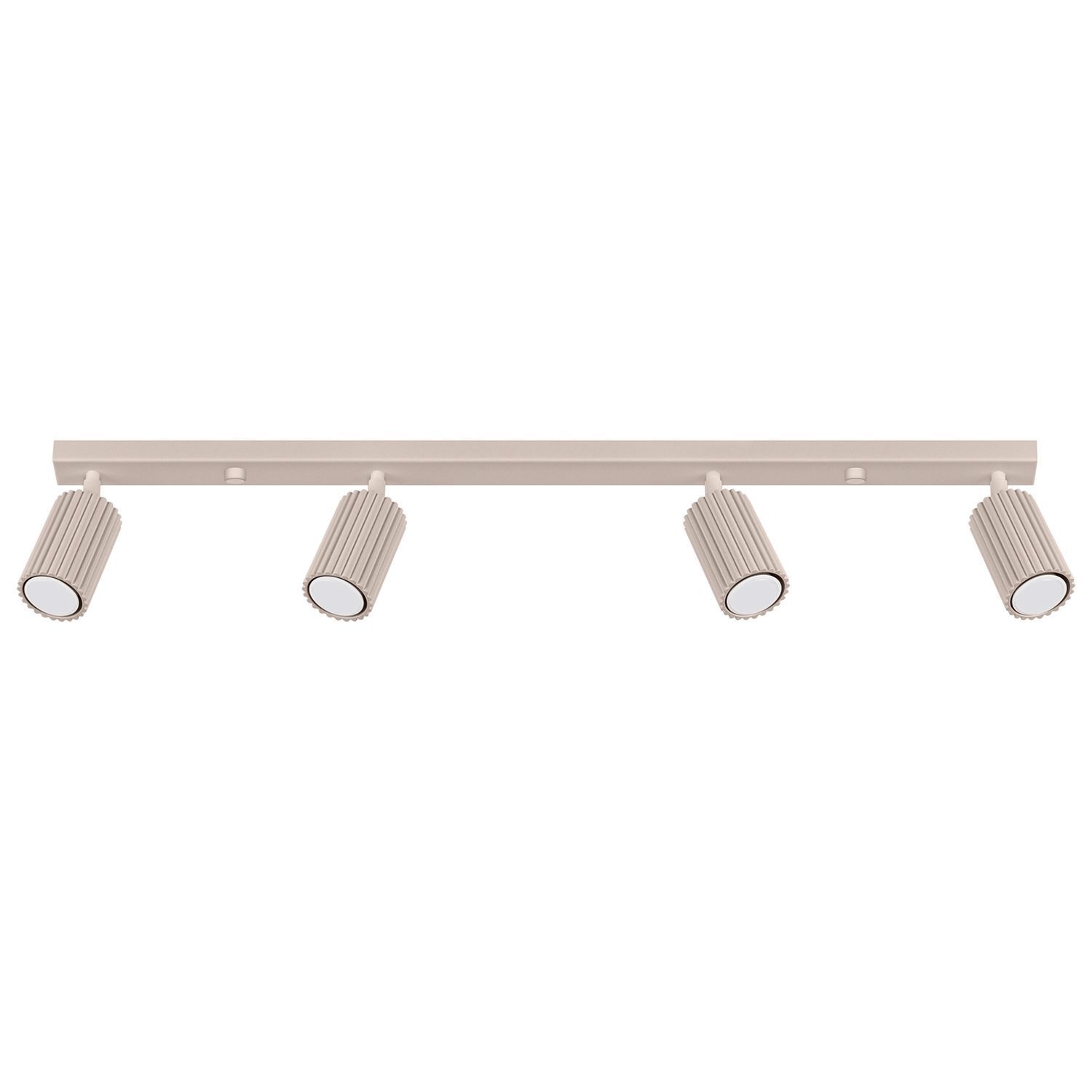 Deckenspot 4-flammig verstellbar 81 cm GU10 Taupe Beleuchtung, Leuchte