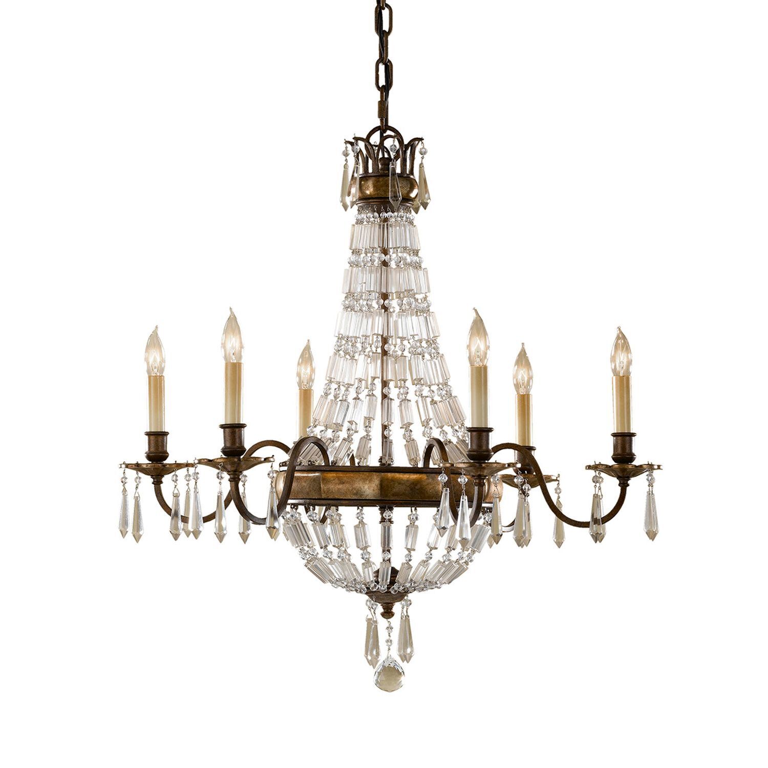 Barock Kronleuchter Kristall Ø69cm opulentes Design Leuchter, Lampe