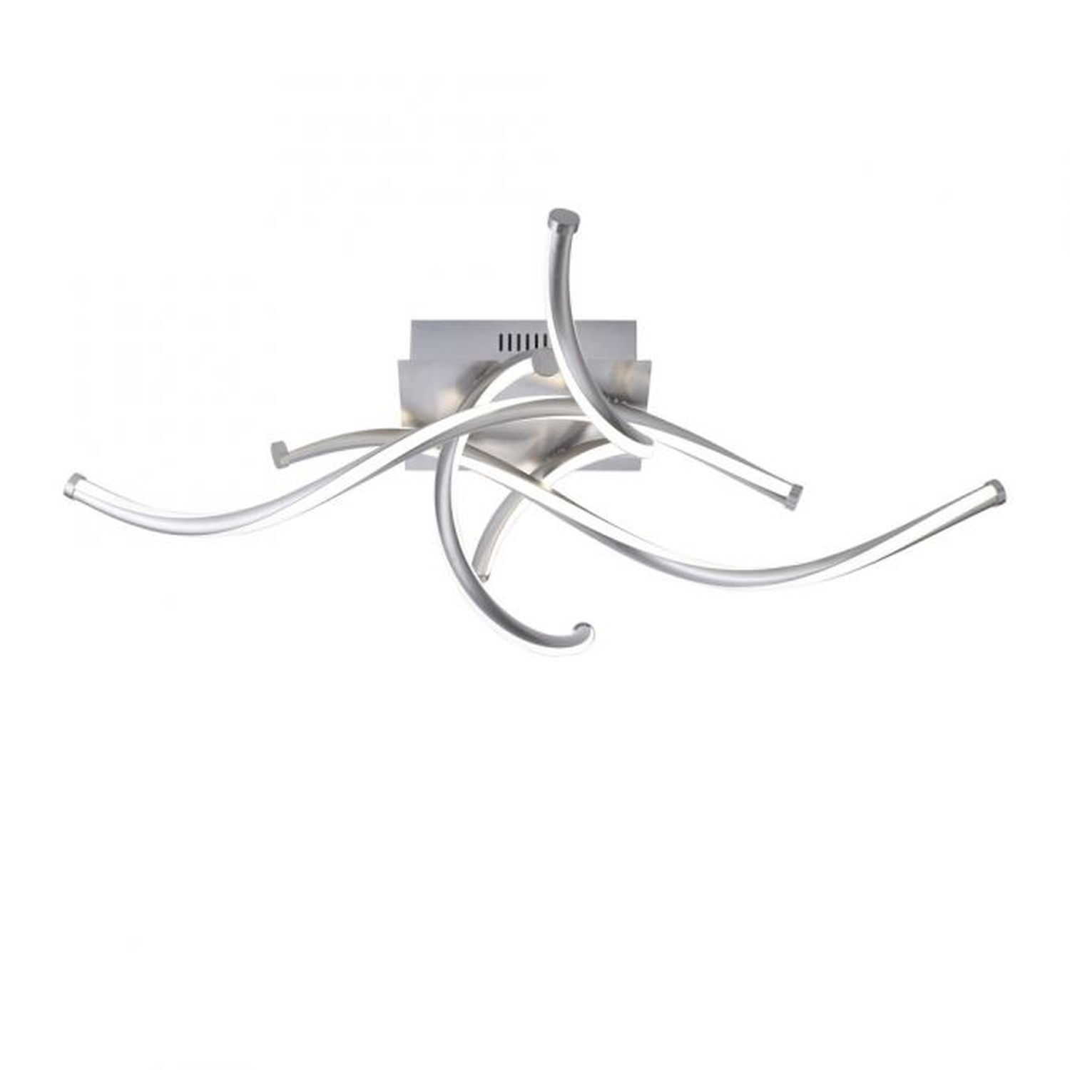 Plafonnier LED Wellen à 4 flammes à intensité variable 36 W L:74 cm