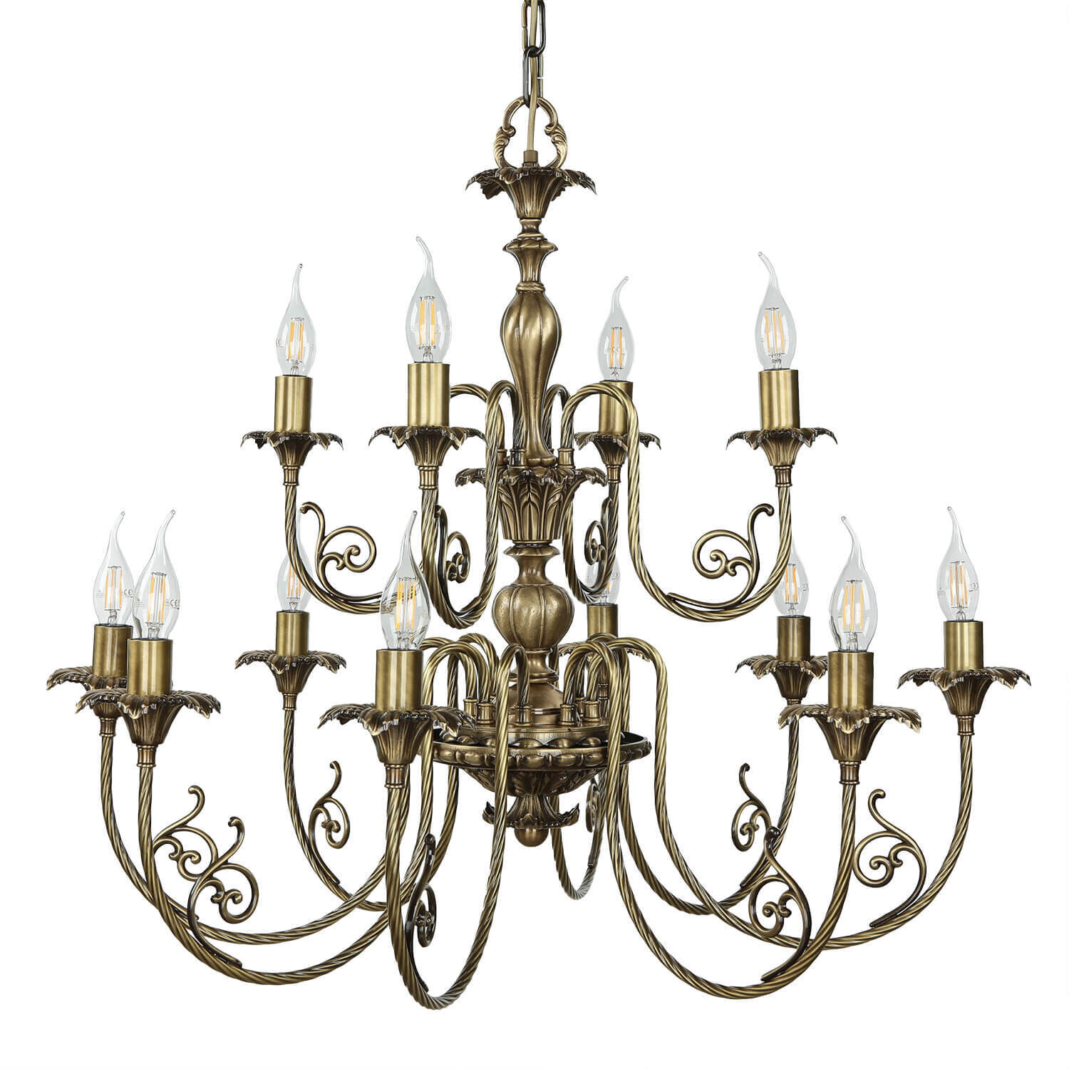 Premium Hängeleuchte Ø84cm 12-Flmg Leuchter, Lampe