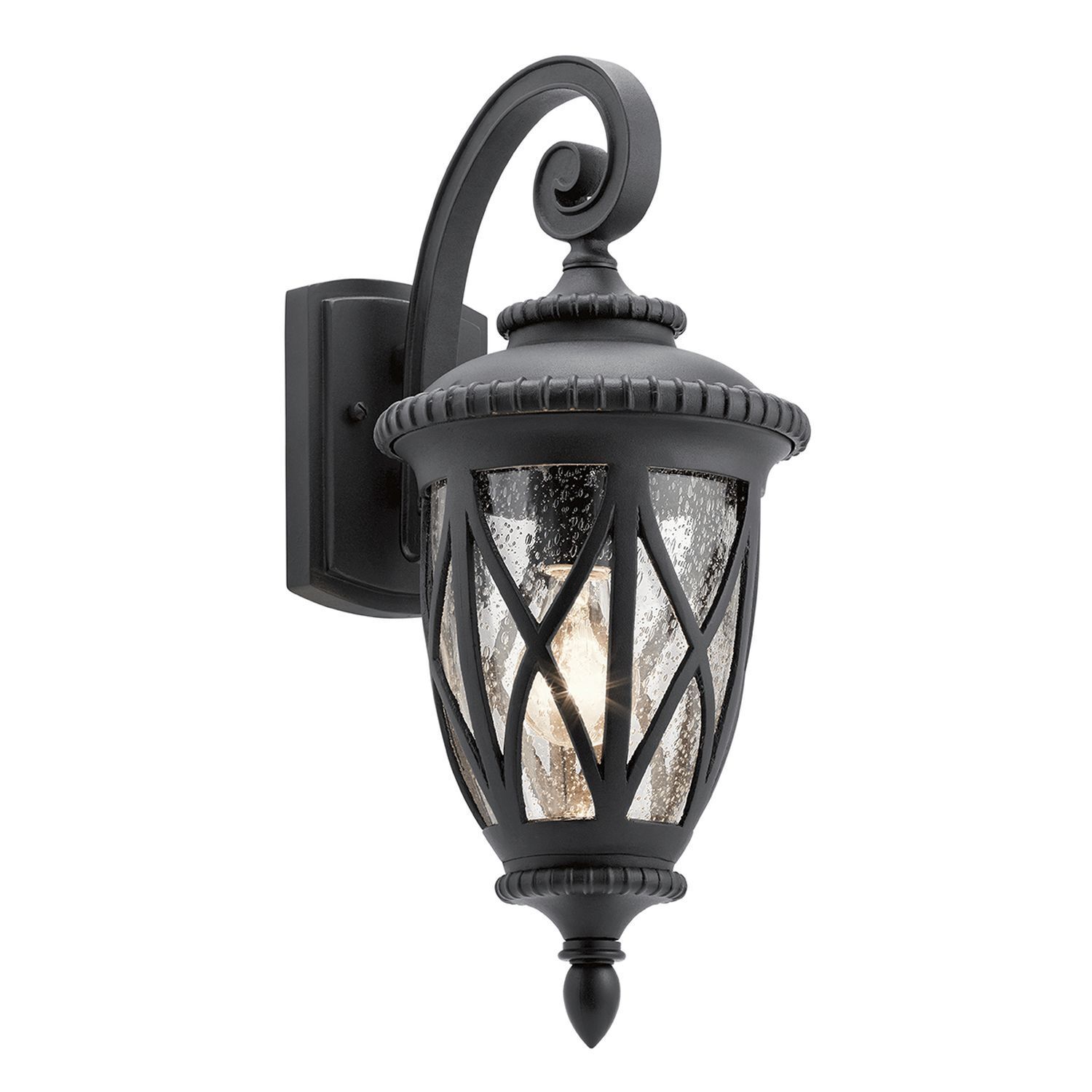 Lampe d'extérieur Mur Cour Terrasse IP44 Noir E27 Rustique