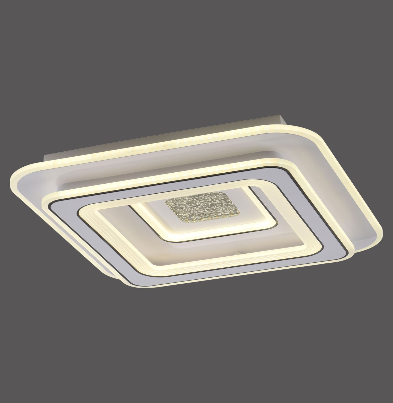 Lampe de plafonnier LED Variateur Télécommande 6500 lm Veilleuse