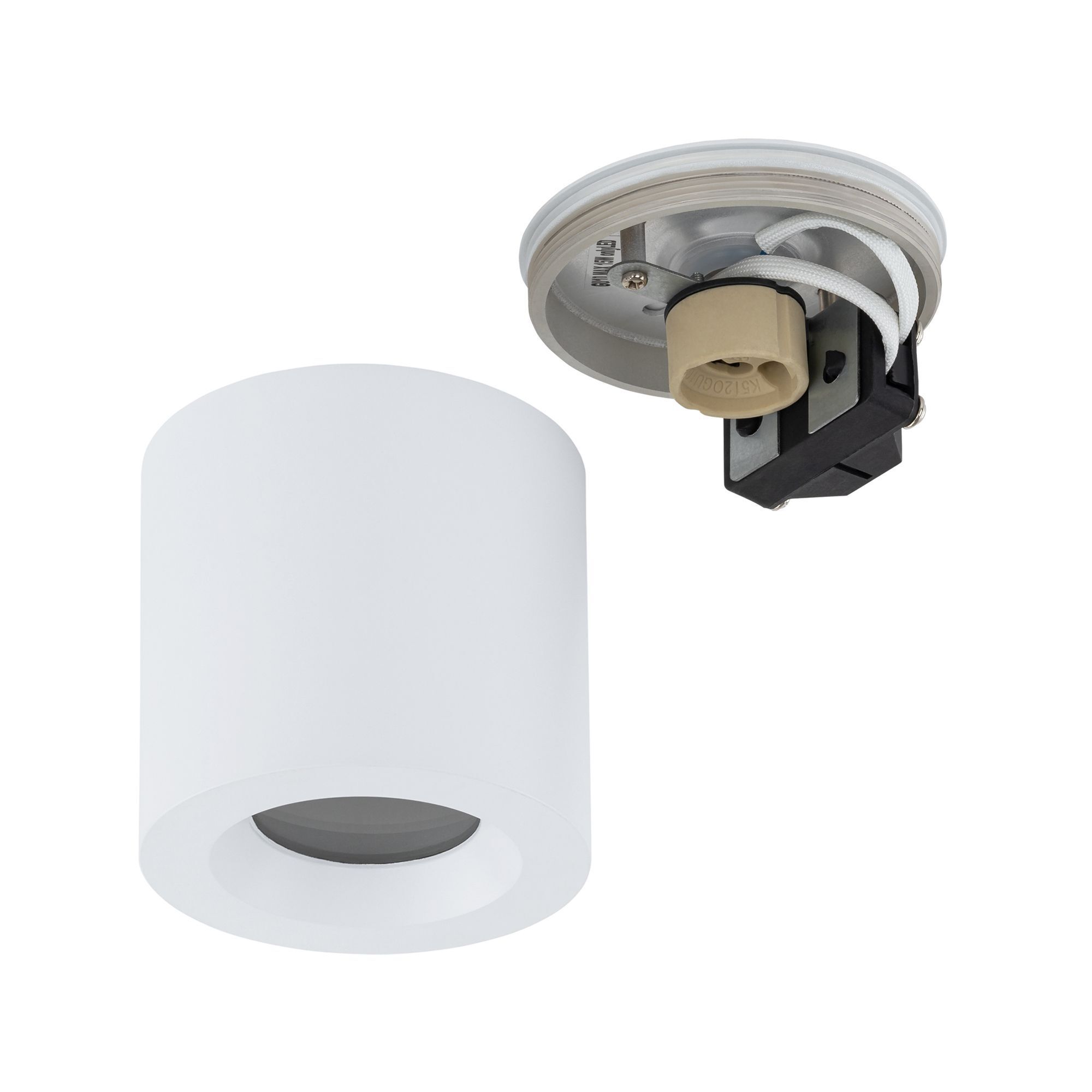 Wandleuchte, Deckenleuchte, Schwarz, weiß, Lampenschirm