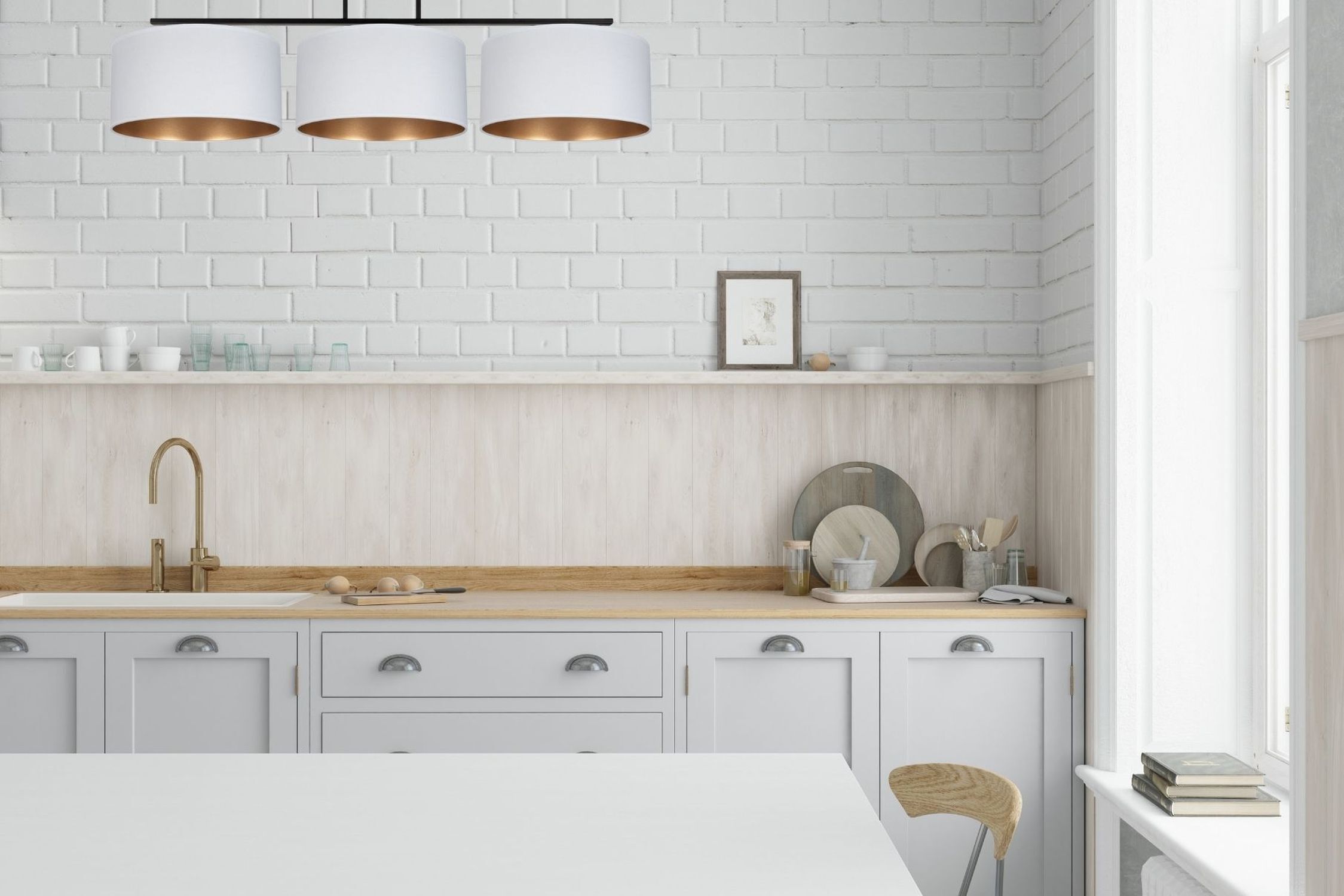 Drinnen, Innenarchitektur, Küche, Spüle, Waschbeckenhahn