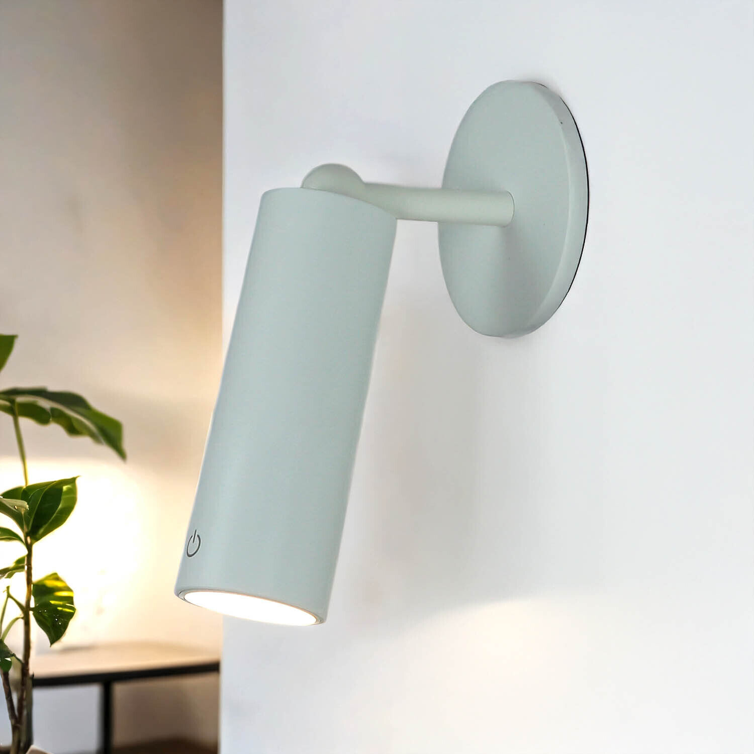 LED Wandlampe Akku Dimmer tragbarer Schirm 3000 K RHEYDT