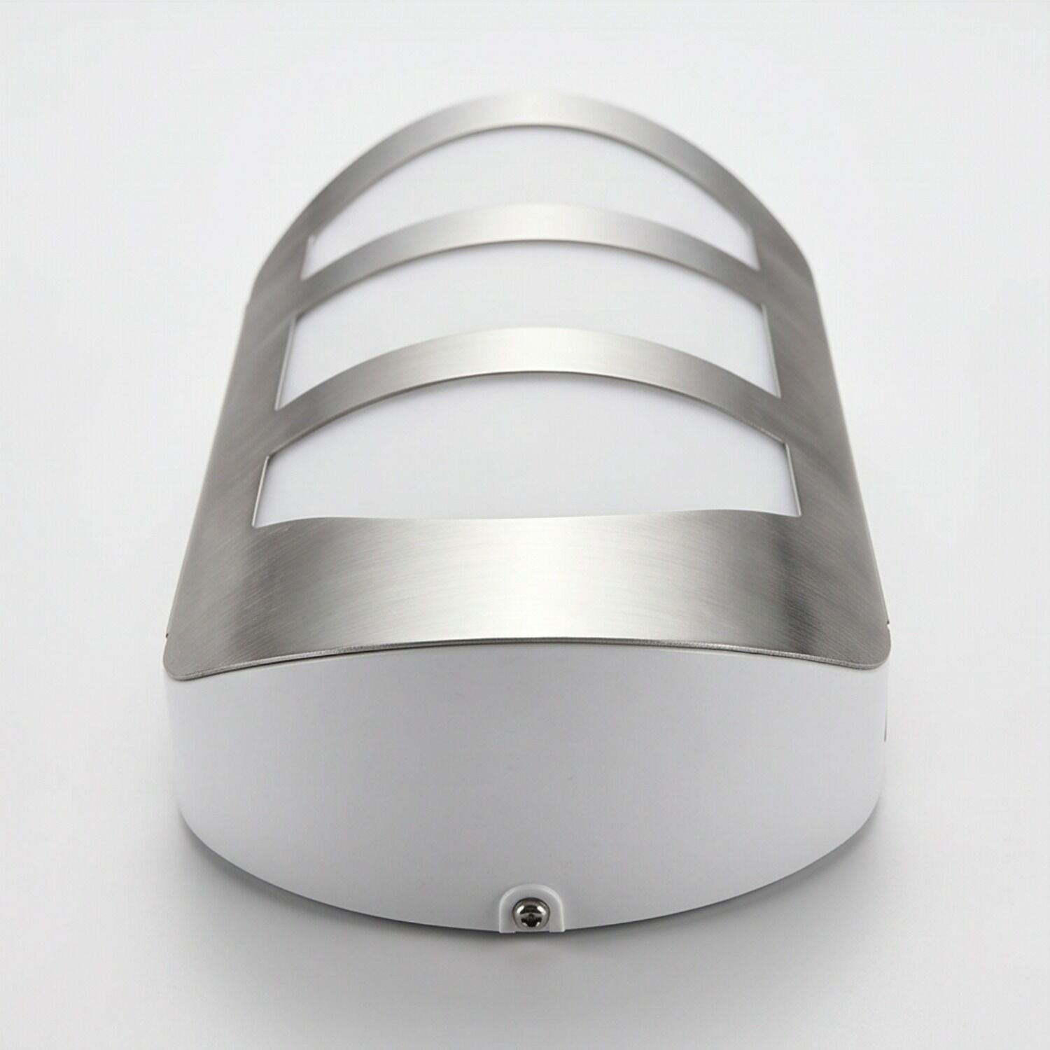 wandleuchte-aussen-garten-terrasse-hof-balkon-chrome-modern-edelstahl-led-silber-008.jpg metall, Wandanleuchte, Wandlampe, brushed Edelstahl, Dreischlitz-Design
