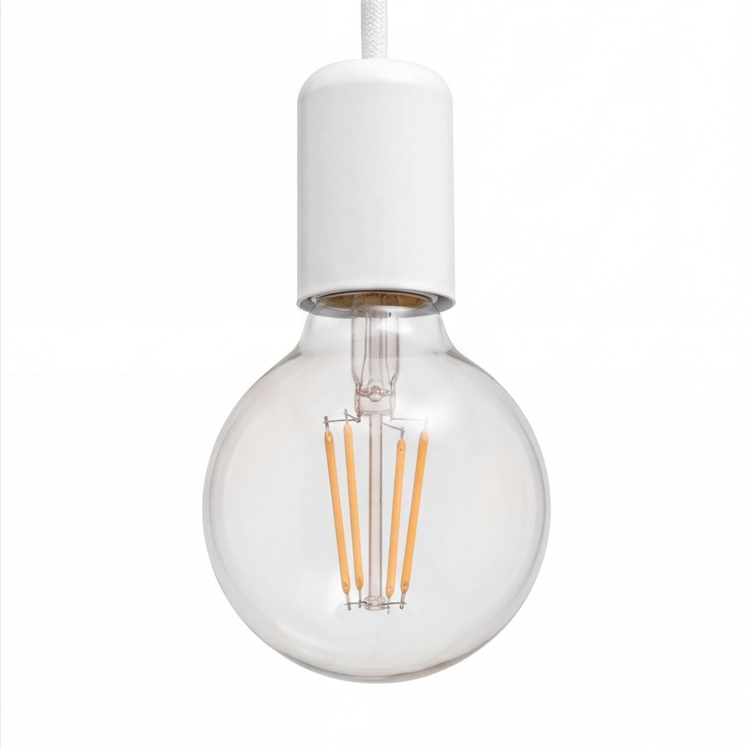 haengelampe-wohnzimmerlampe-wohnzimmerbeleuchtung-spider-7x-e27-max.-60-watt-weiss-metall-vintage-lele32047-04 Glühbirne, E27-Lampe, LED-Energiesparend, klare Glaskuppel, sichtbares Filament