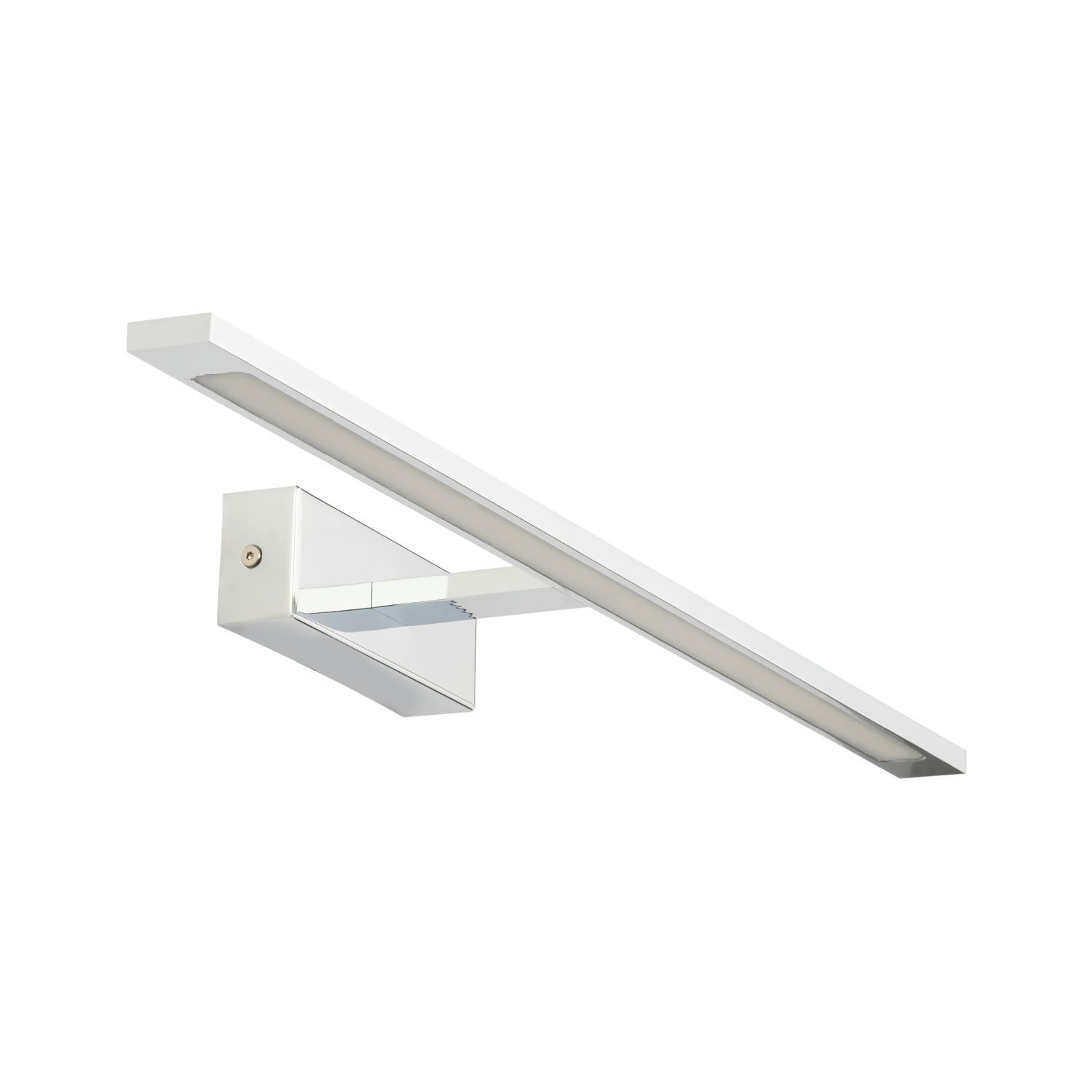 Lampe à tableau LED chrome 62 cm de long blanc neutre 4000 K métal Ablage, Griff