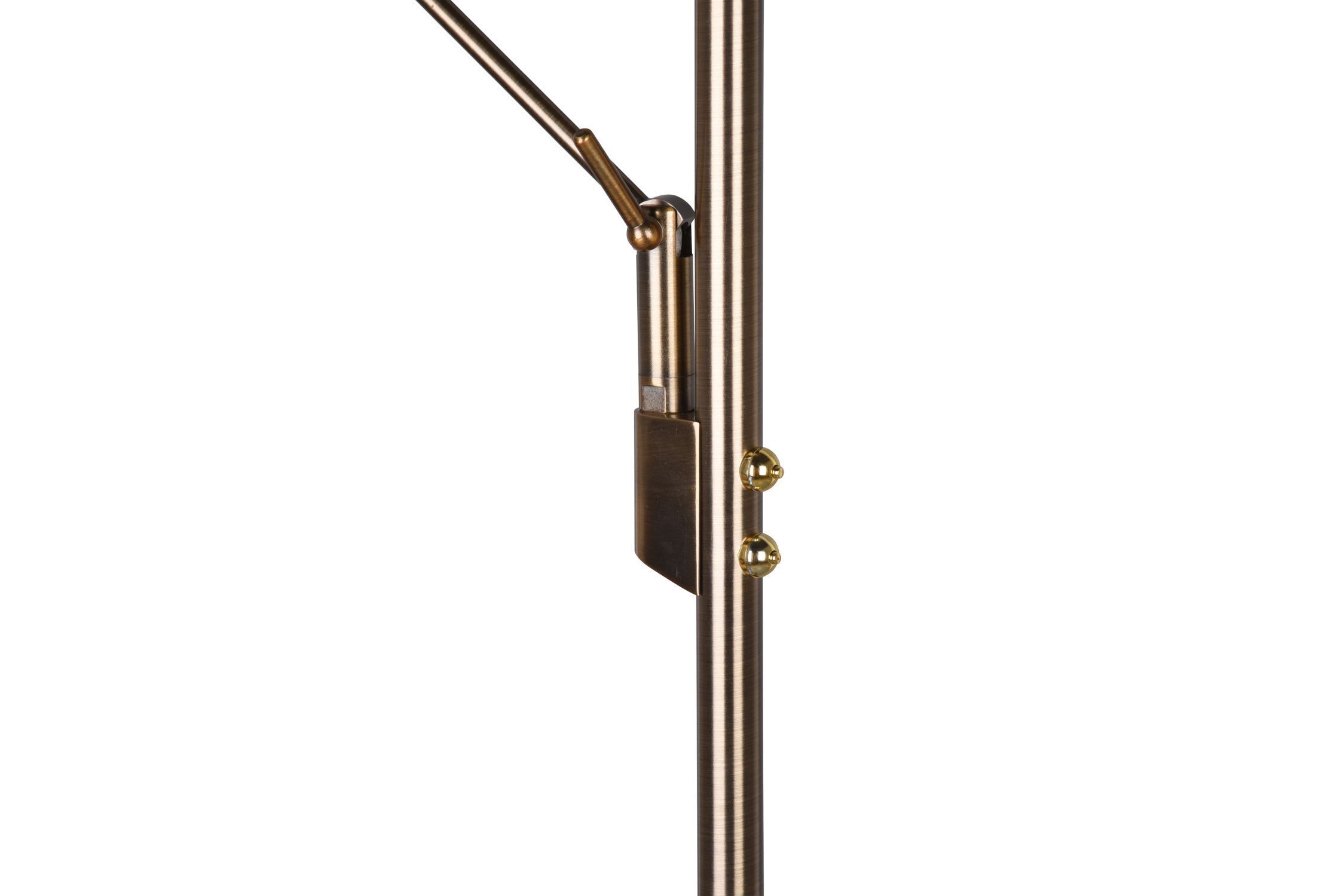 Lampadaire LED à intensité variable flexible 180 cm en laiton antique Elektrisches Gerät, Mikrofon