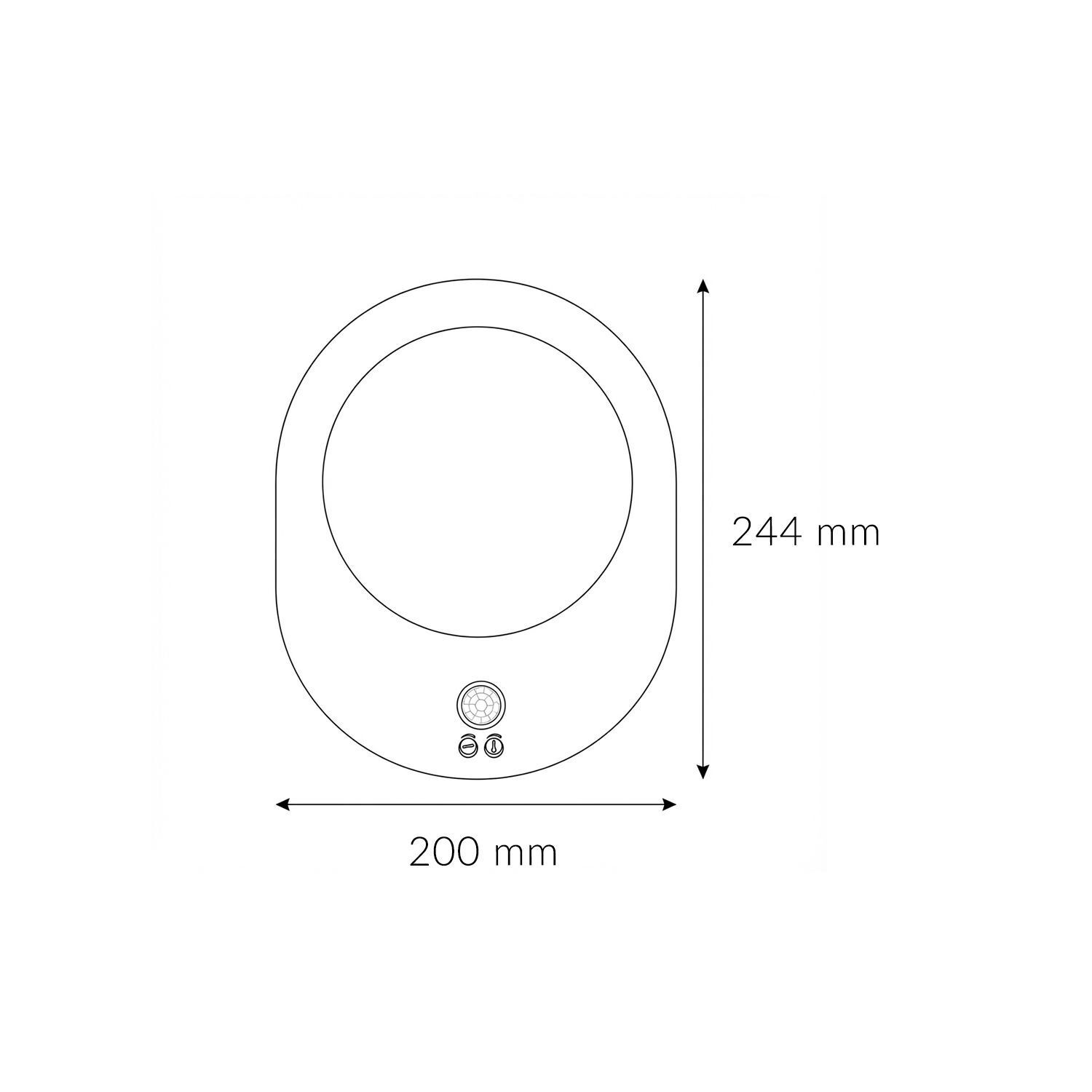 LED Wandlampe außen Bewegungsmelder IP44 850 lm 9 W LED Wandlampe außen Bewegungsmelder IP44 850 lm 9 W