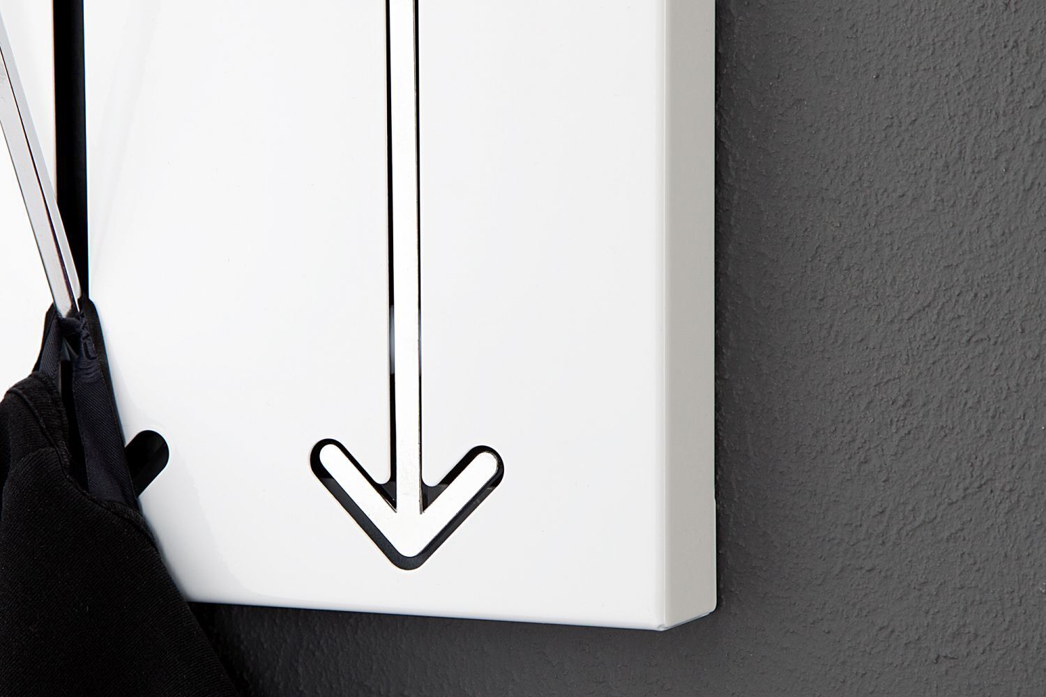 Crochet mural blanc Crochet de vestiaire couloir B-Ware Elektronik, Hardware