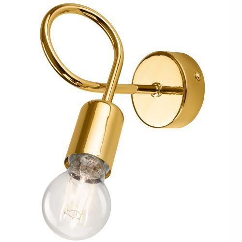 Stylische Wandlampe MADALYNN Gold Metall Lampe