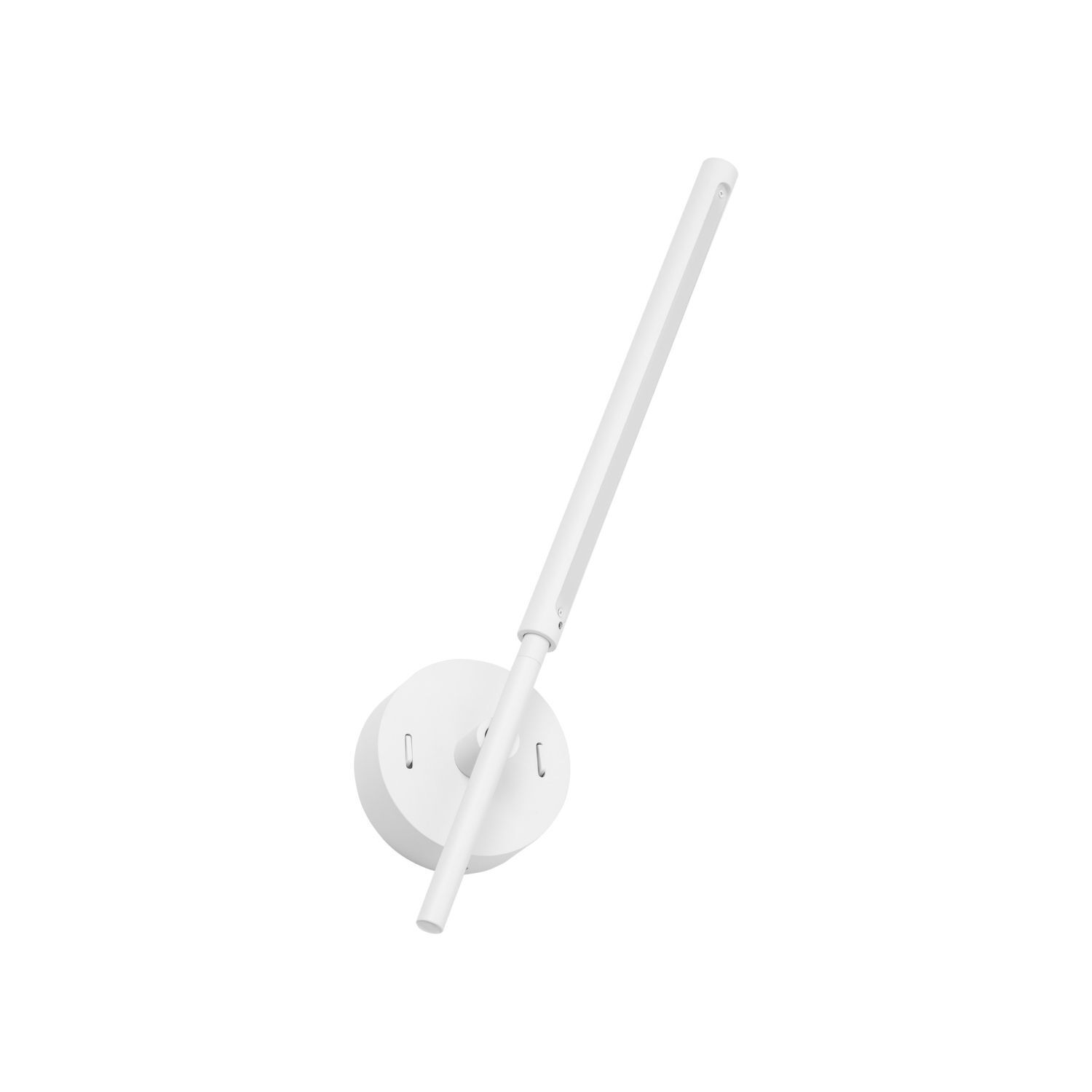 LED Wandleuchte Schalter drehbar 46,5 cm Metall Weiß 4000 K