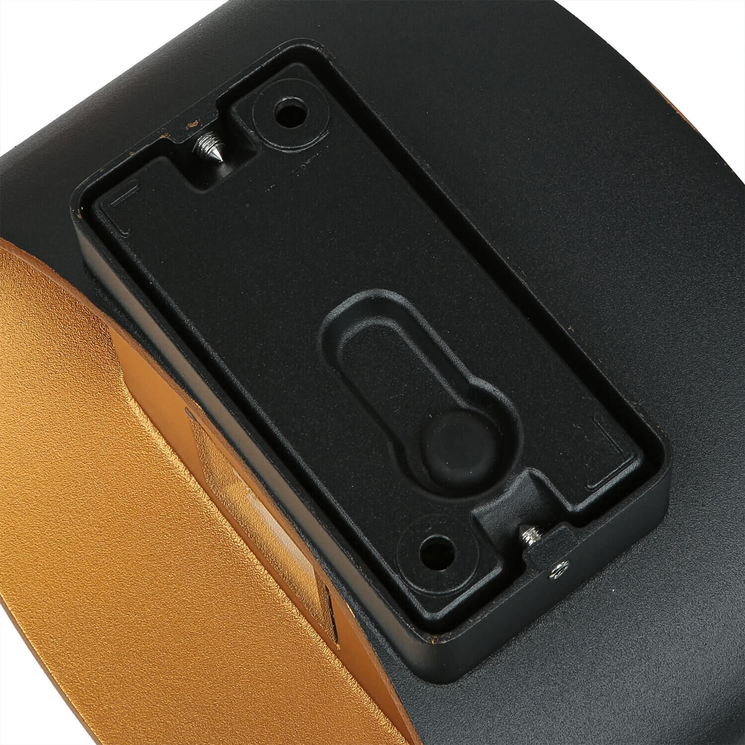 LED Außenwandlampe Up Down in Gold Schwarz IP54 5W
