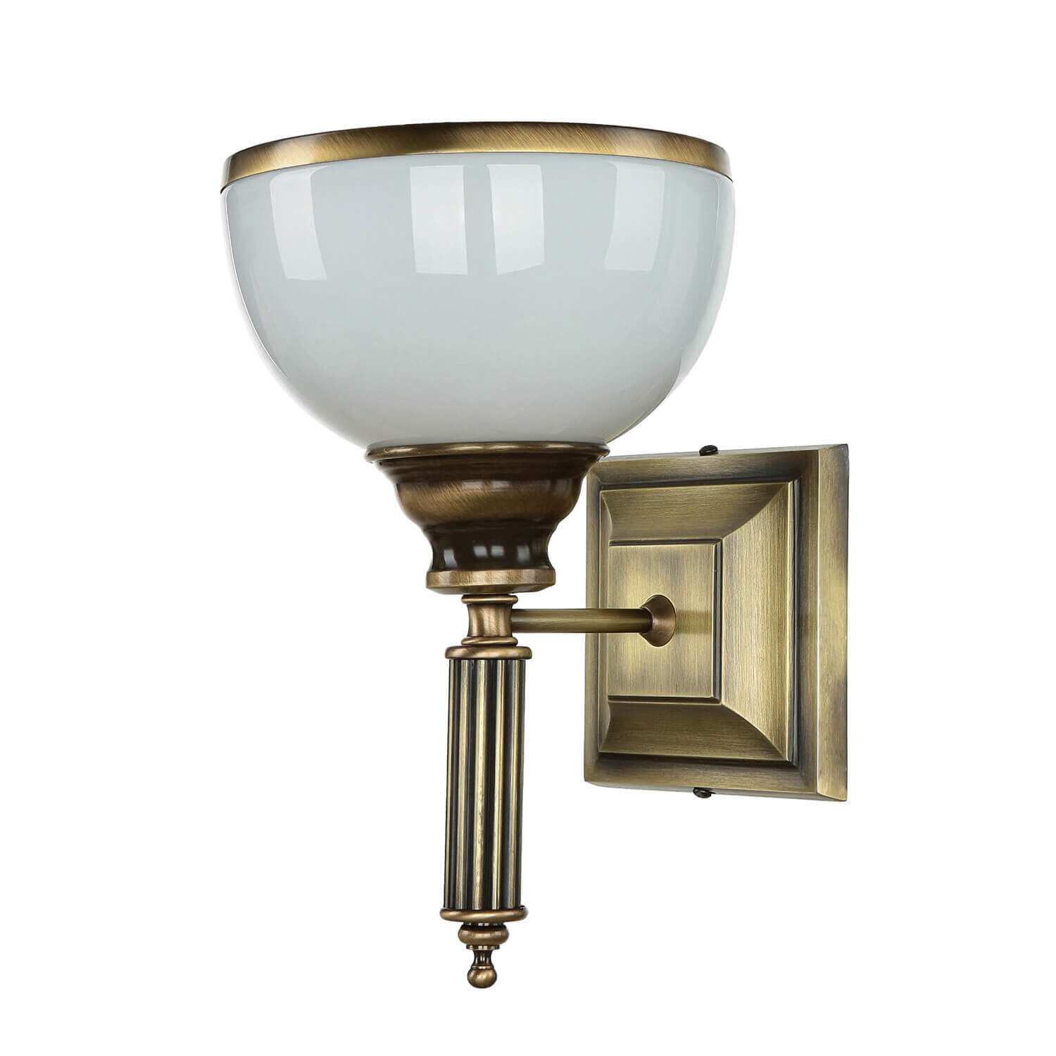 Wandleuchte in Messing antik MARLOW Wandlampe Flur