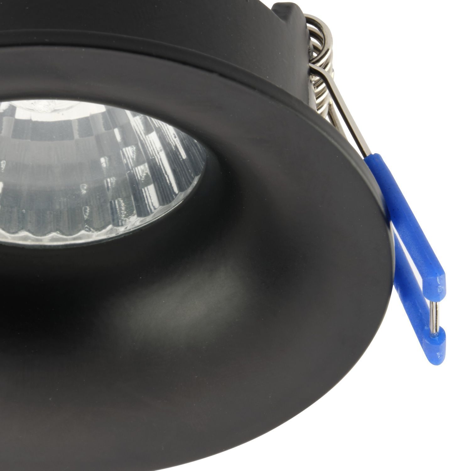 LED-Spot, Recessed light, Halogen substitute, Black housing, Blue pull-tab