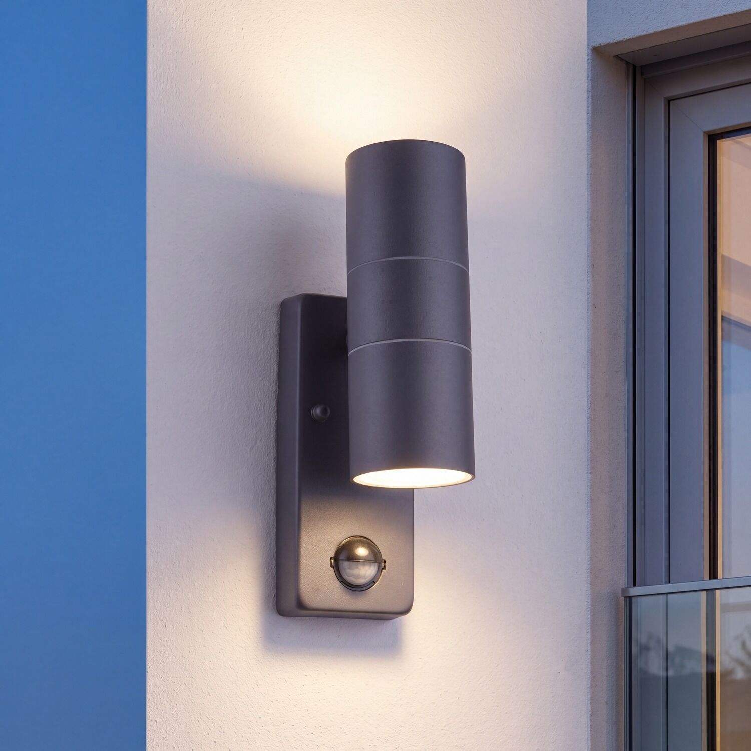 a533a5f8ca14433ebf9402b8823b8ad2 Außenleuchte, Wandleuchte, Lampe, LED, Grau