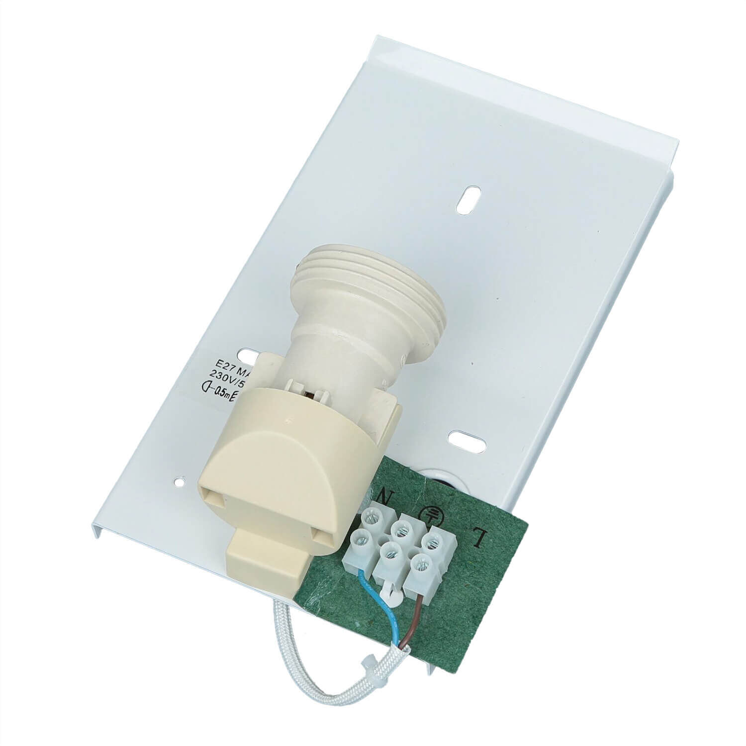 Lichtschalter, Schalter, Elektronikteil, Montageplatte, Kabelverbindung