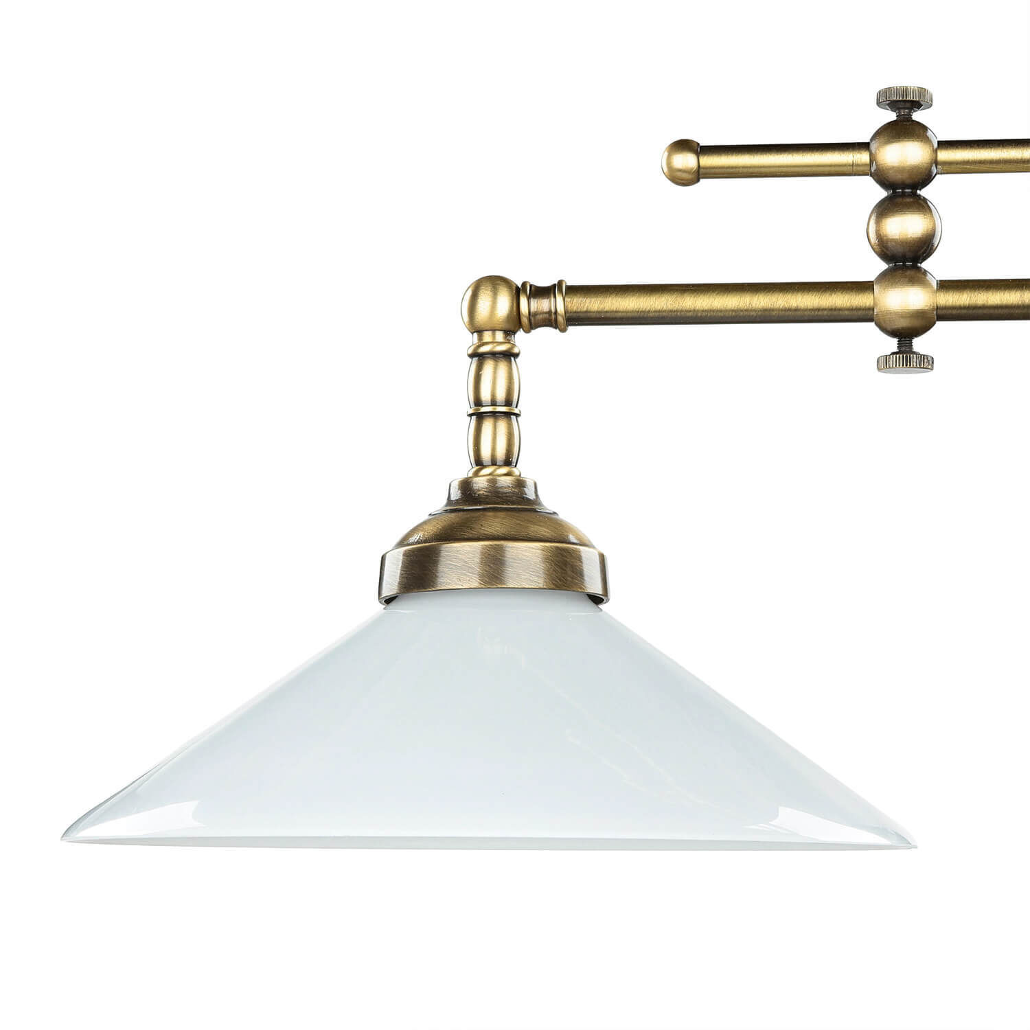 Jugendstil Profi Billardtischlampe E27 Weiß Esszimmer Leuchte, Lampe