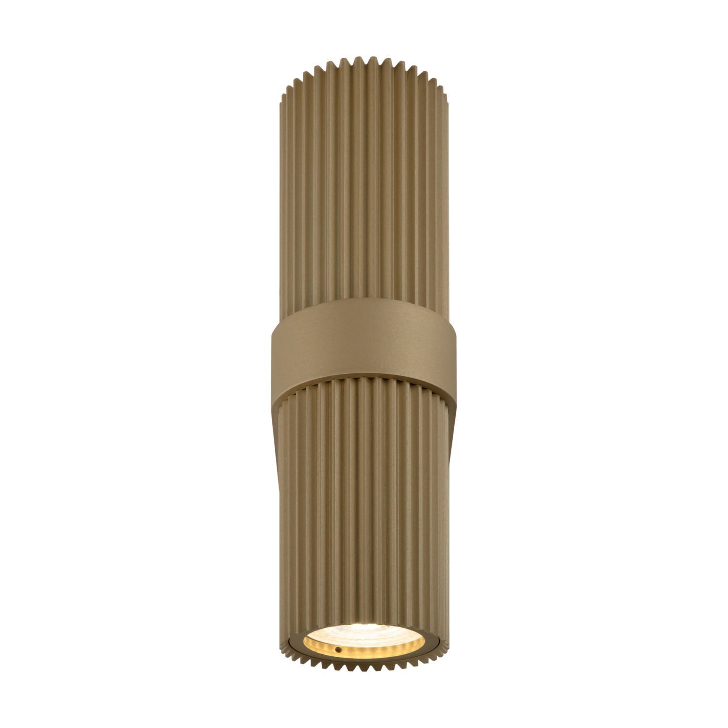 Applique murale aluminium GU10 H : 23 cm Up Down en or IRENE Lampe, Beleuchtung