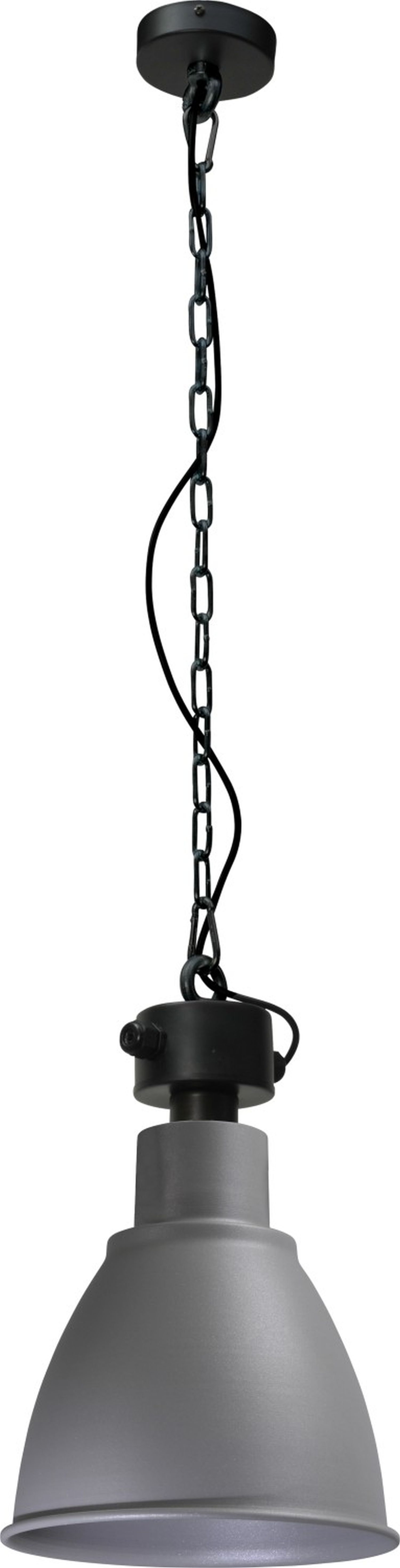 Graue Pendelleuchte Handarbeit Industrial Style