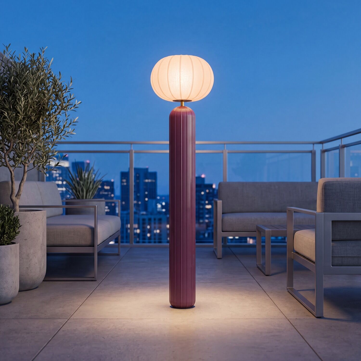 wegeleuchte-metall-lampen-aussenbeleuchtung-led-modern-natsu-1x-led-mit-5w-leuchtmittel-inklusive-bordeaux-weiss-modern-lele141816-01 Außenleuchte, Stehleuchte, Turmleuchte, Glaslaterne, Terrassenbeleuchtung