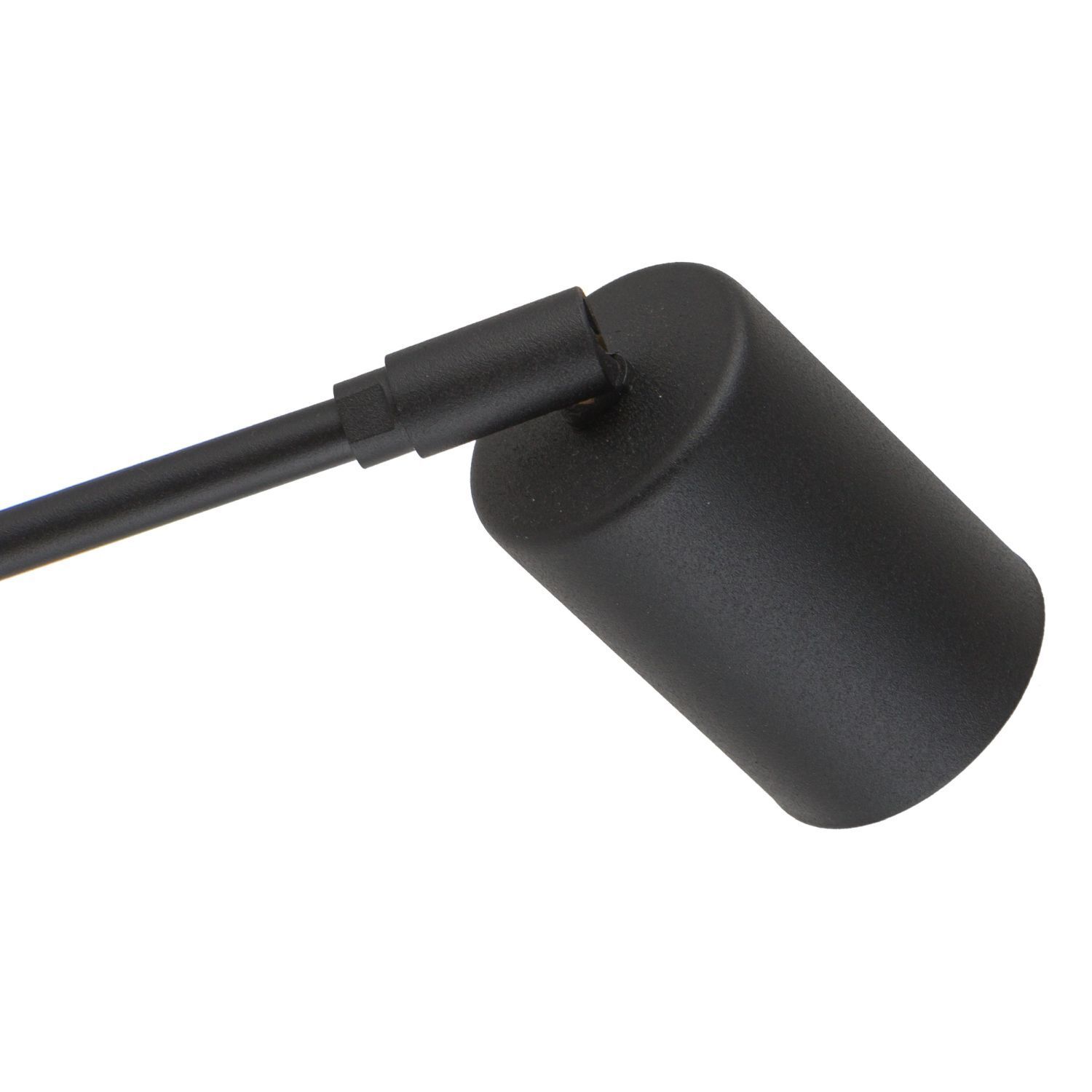 Wandleuchte mit Schalter Metall verstellbar GU10 Schwarz Elektrisches Gerät, Mikrofon, Adapter, Elektronik, Fön