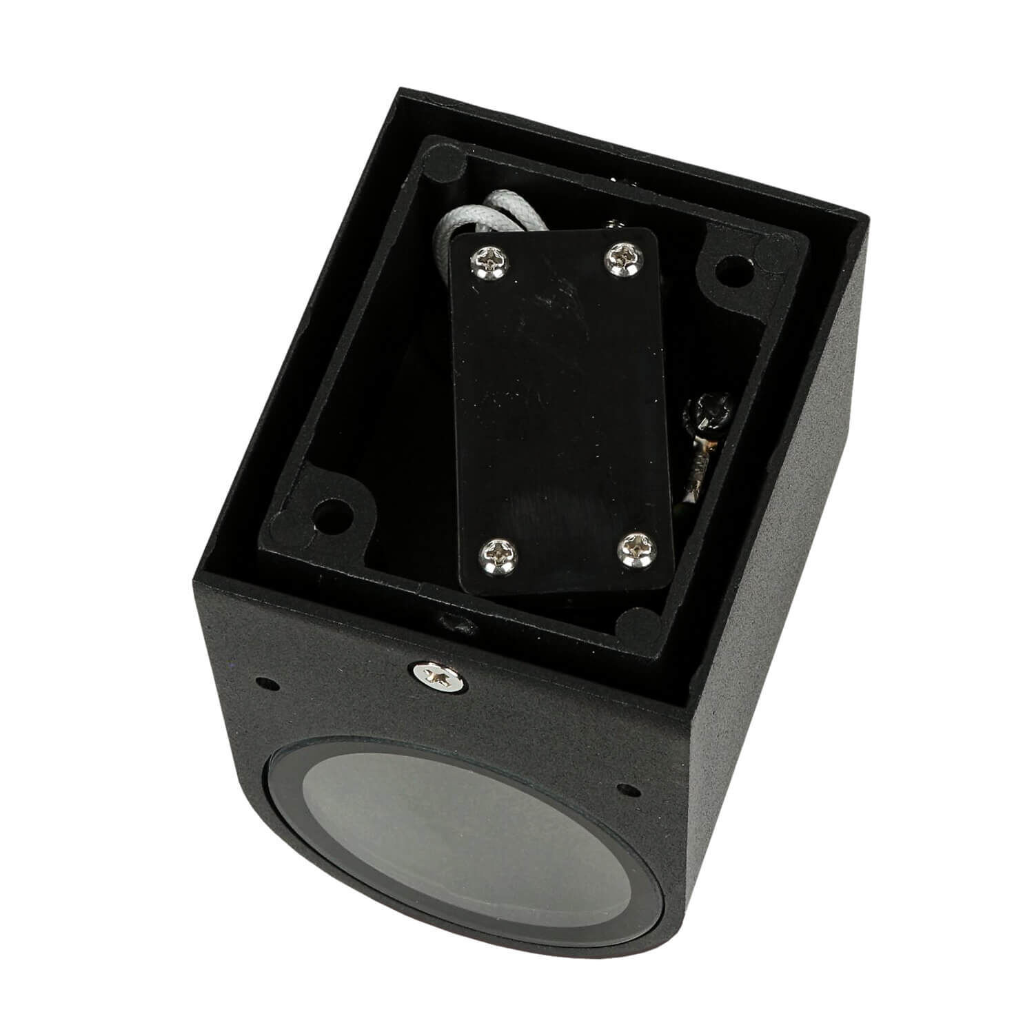 Abgerundete Außen Wandleuchte Down Spot Strahler AALBORG Elektronik, Sprecher