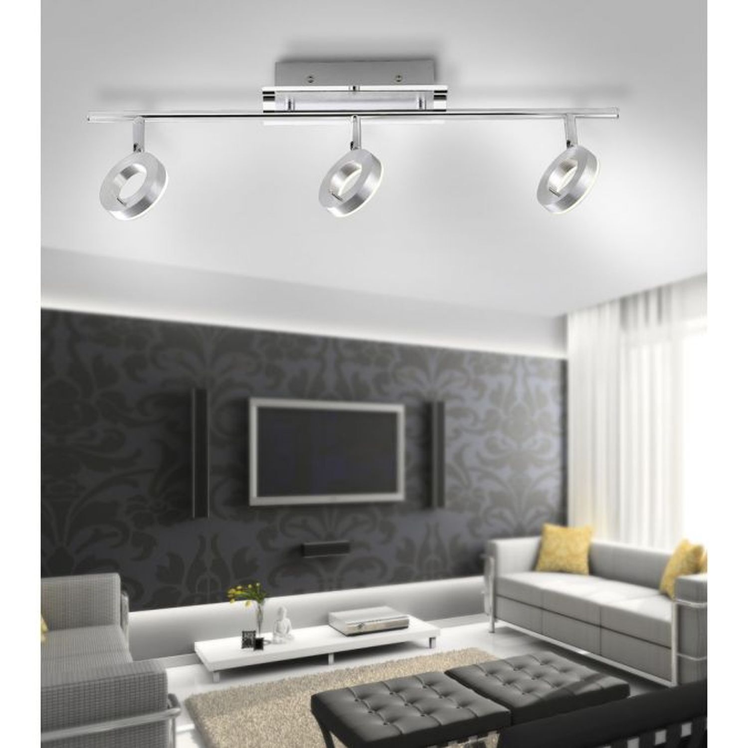 Moebel, Wohnzimmer, Bildschirm, Deckenleuchte, Monitor