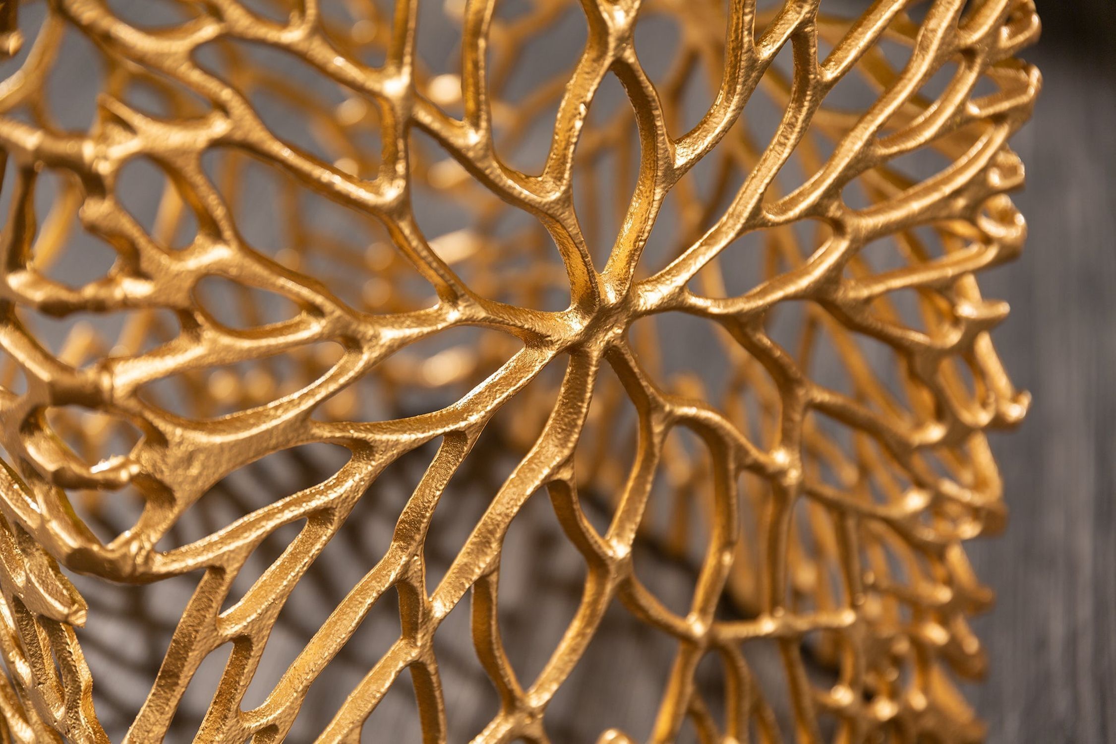 Beistelltisch 2er Set Metall in Gold Handarbeit Gold, Zubehör
