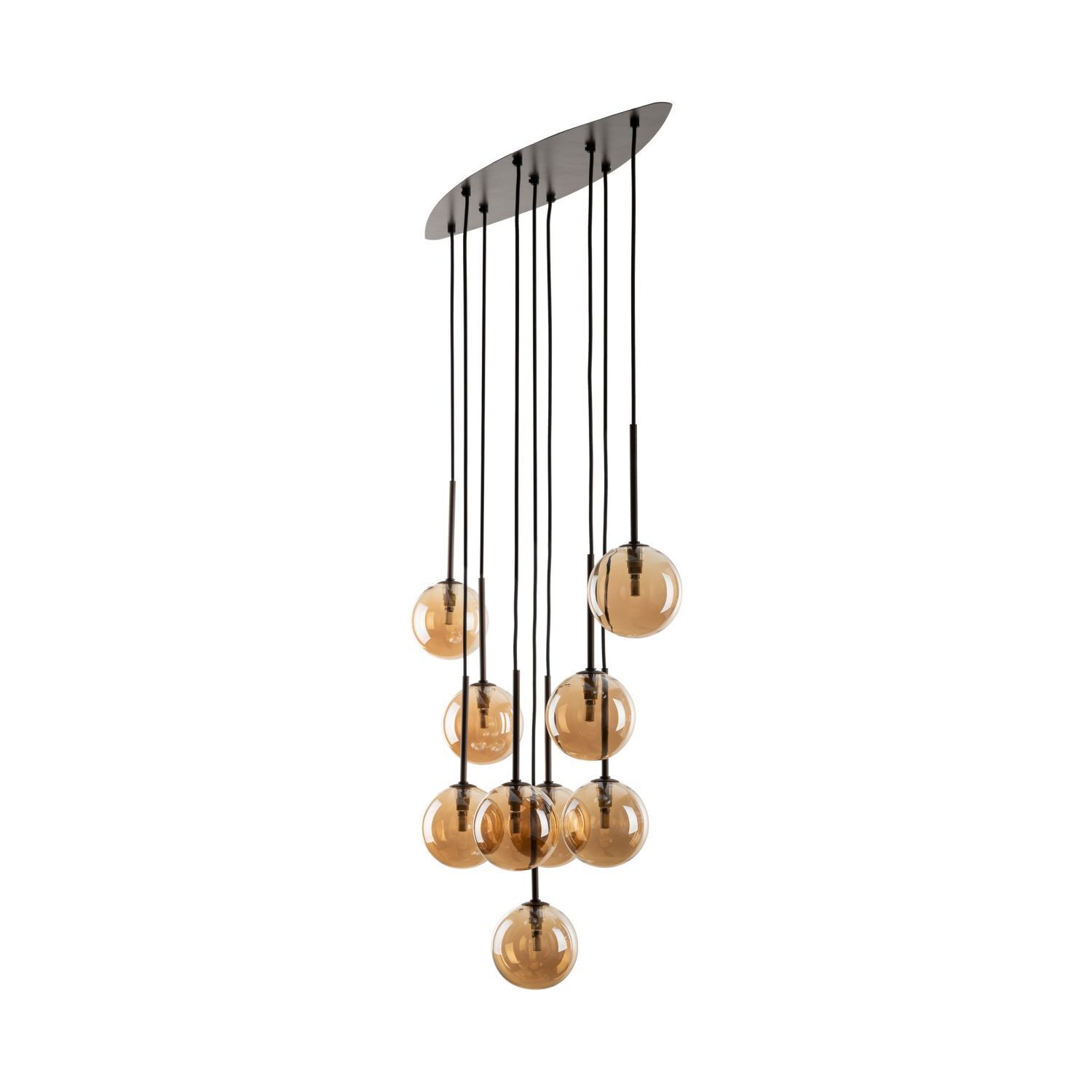 Hängelampe, Gläser, Glimmerglas, Kugellampe, mehrfach
