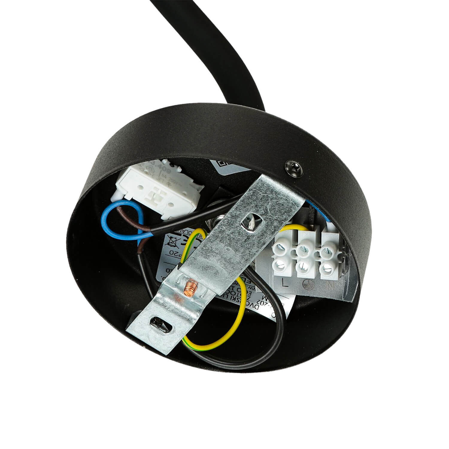 Wand Leselampe mit Schalter Schwarz verstellbar vielseitig Adapter, Elektronik