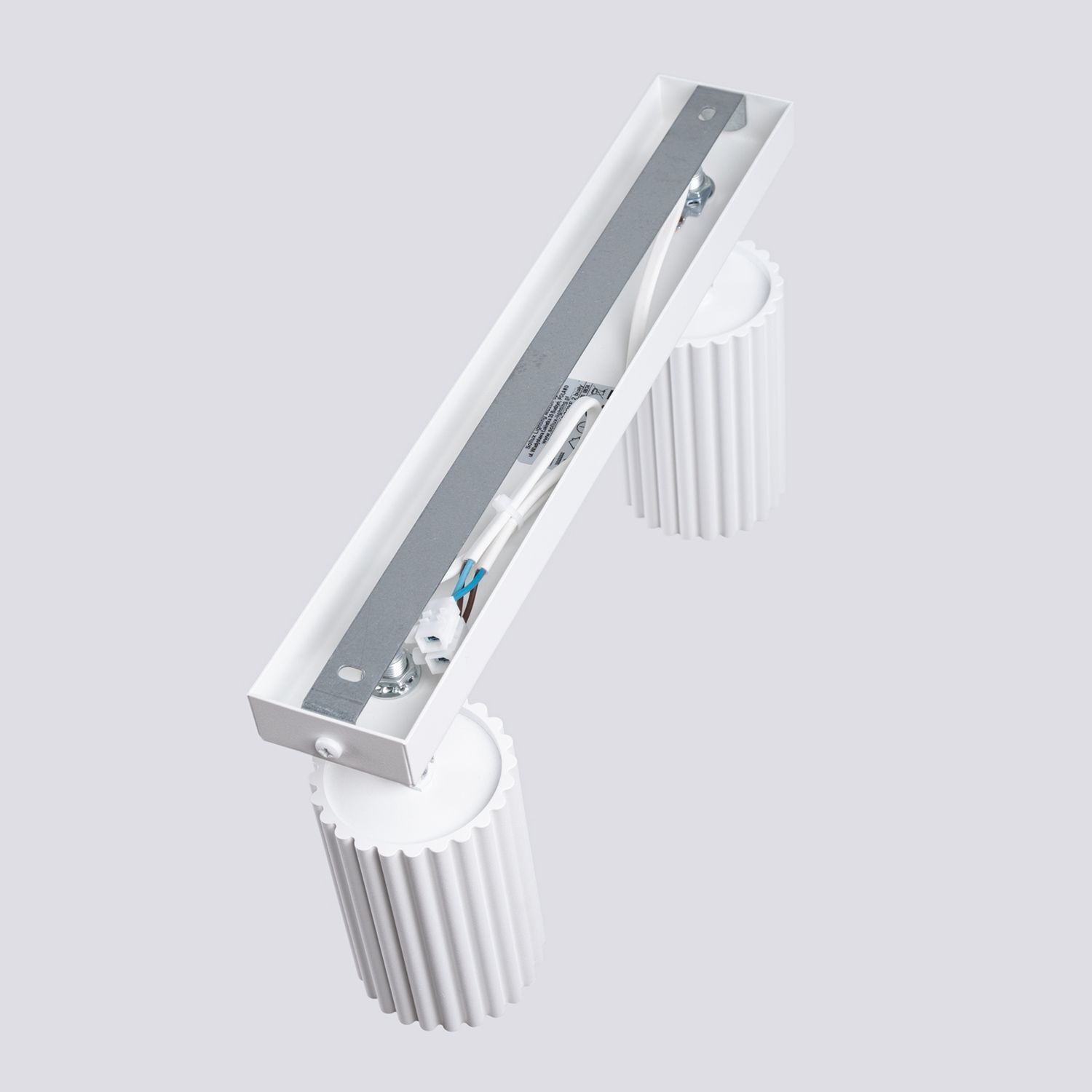 Deckenstrahler Weiß GU10 2-flammig B: 30 cm klein Modern