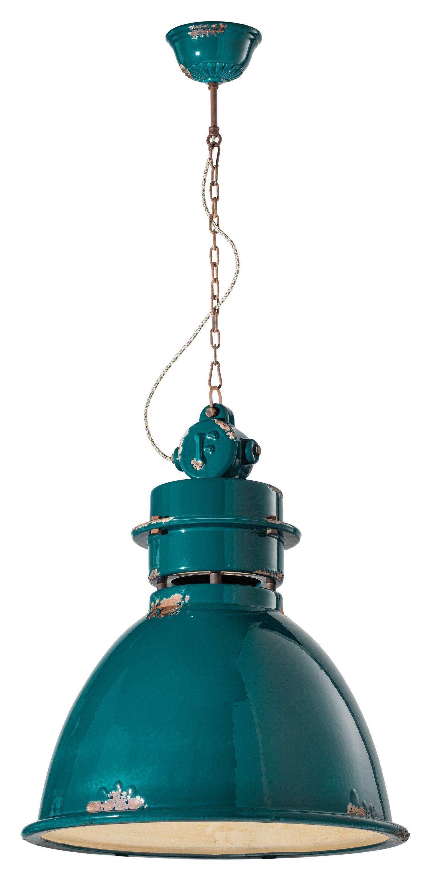 Lampe à suspendre céramique E27 H : max. 140 cm Design vintage