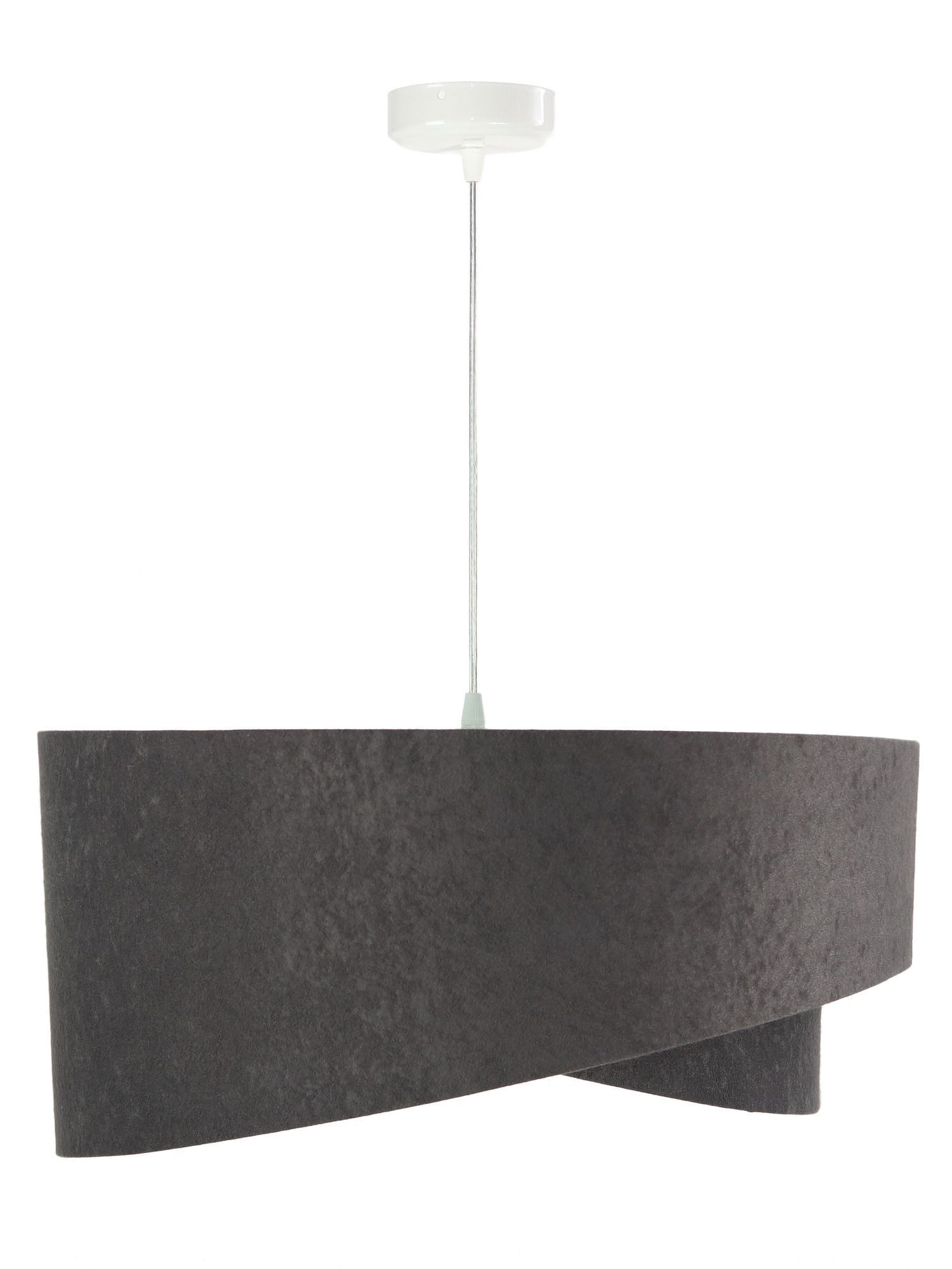 Lampe à suspendre gris foncé menthe ronde Ø50cm table à manger