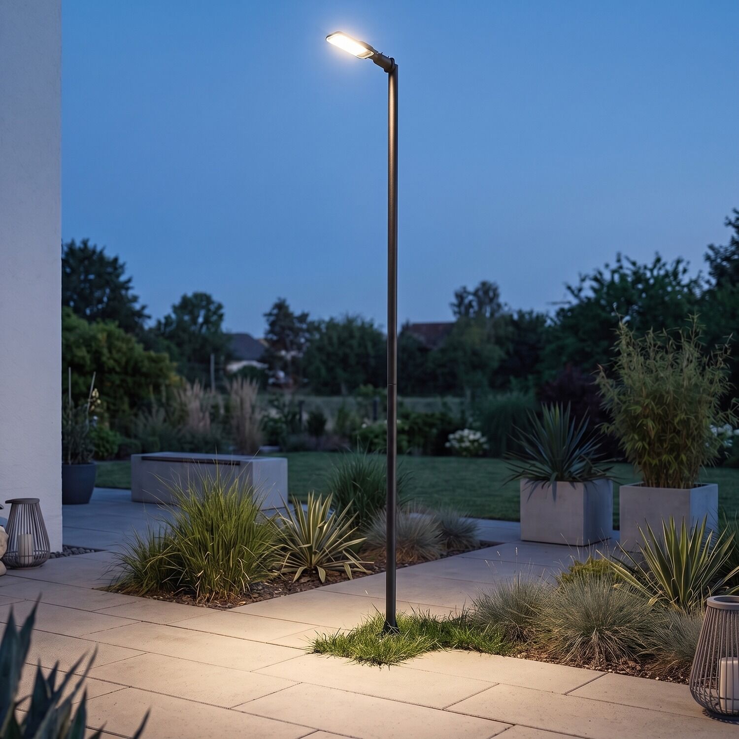 Außenlampe, Gartenleuchte, LED-Lampe, Standleuchte, Outdoor-Beleuchtung