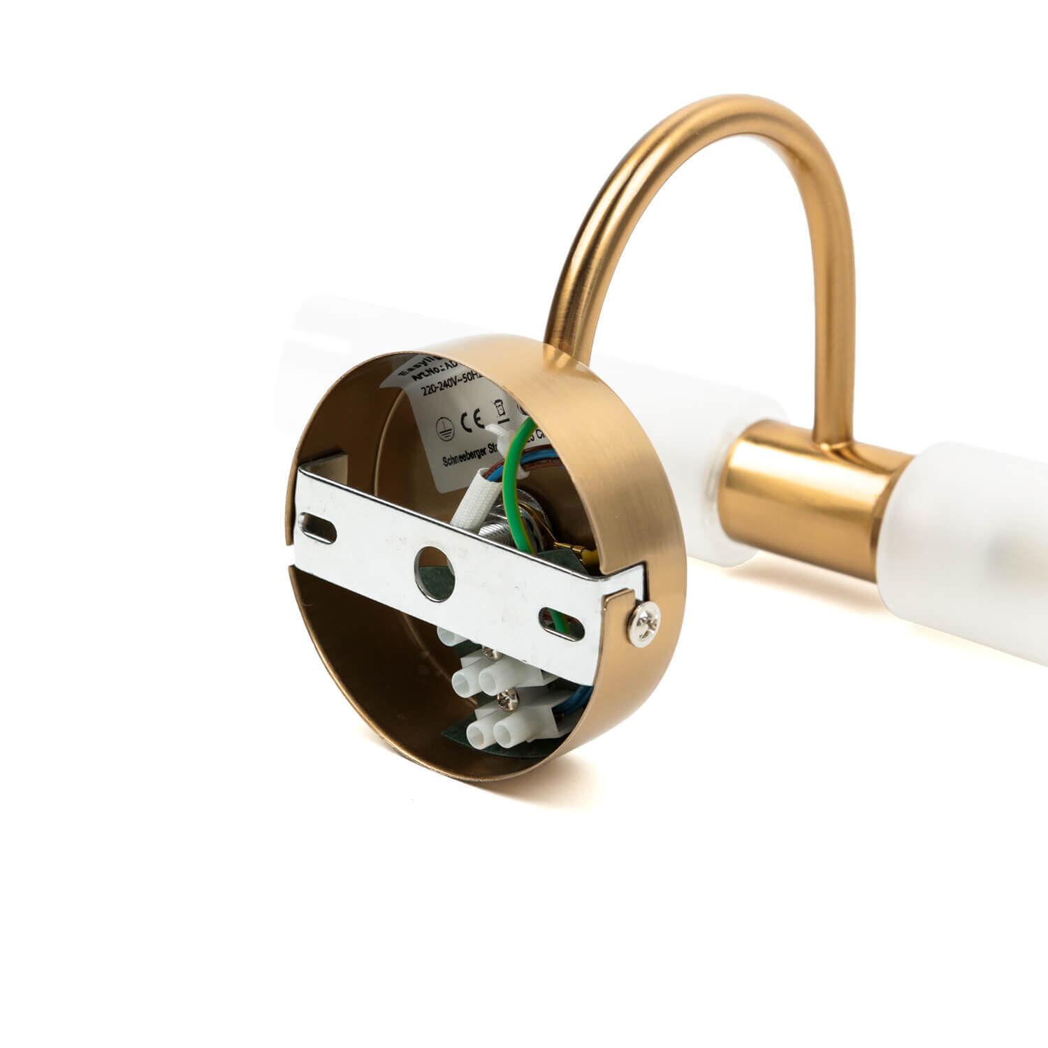 Lampe de miroir salle de bain en laiton CONNERS Band