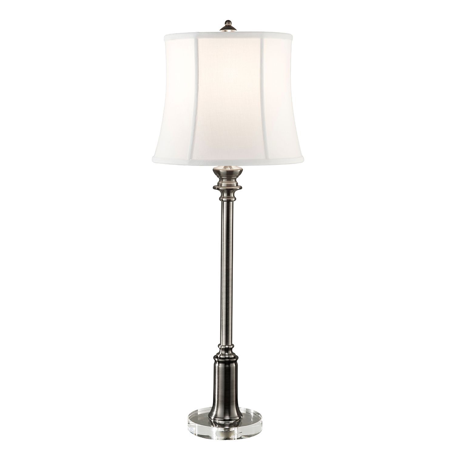 Stehlampe JOHA in Nickel Antik 81cm Bodenlampe