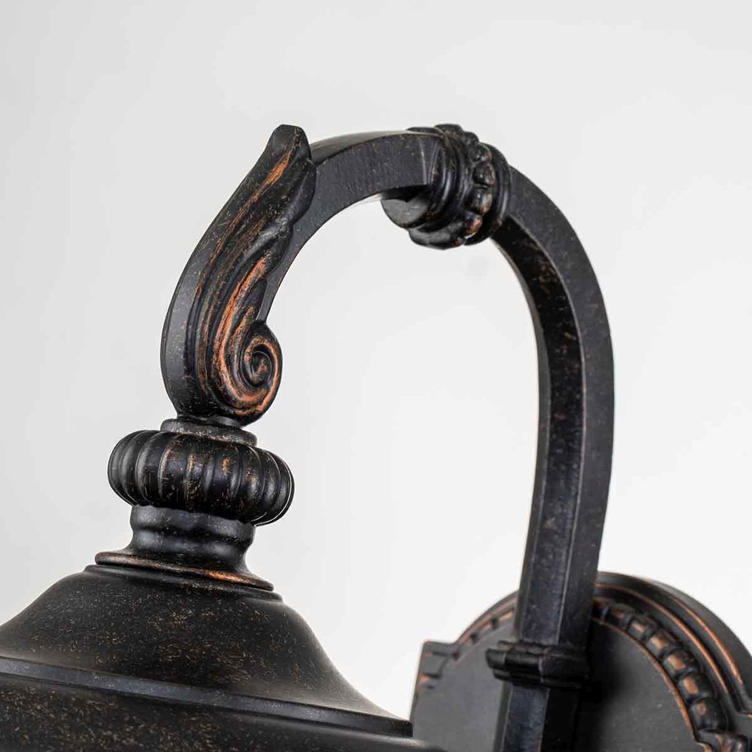 Halterung, Laternenerie, Metallarmierung, Gusseisen, Vintage-Lampe