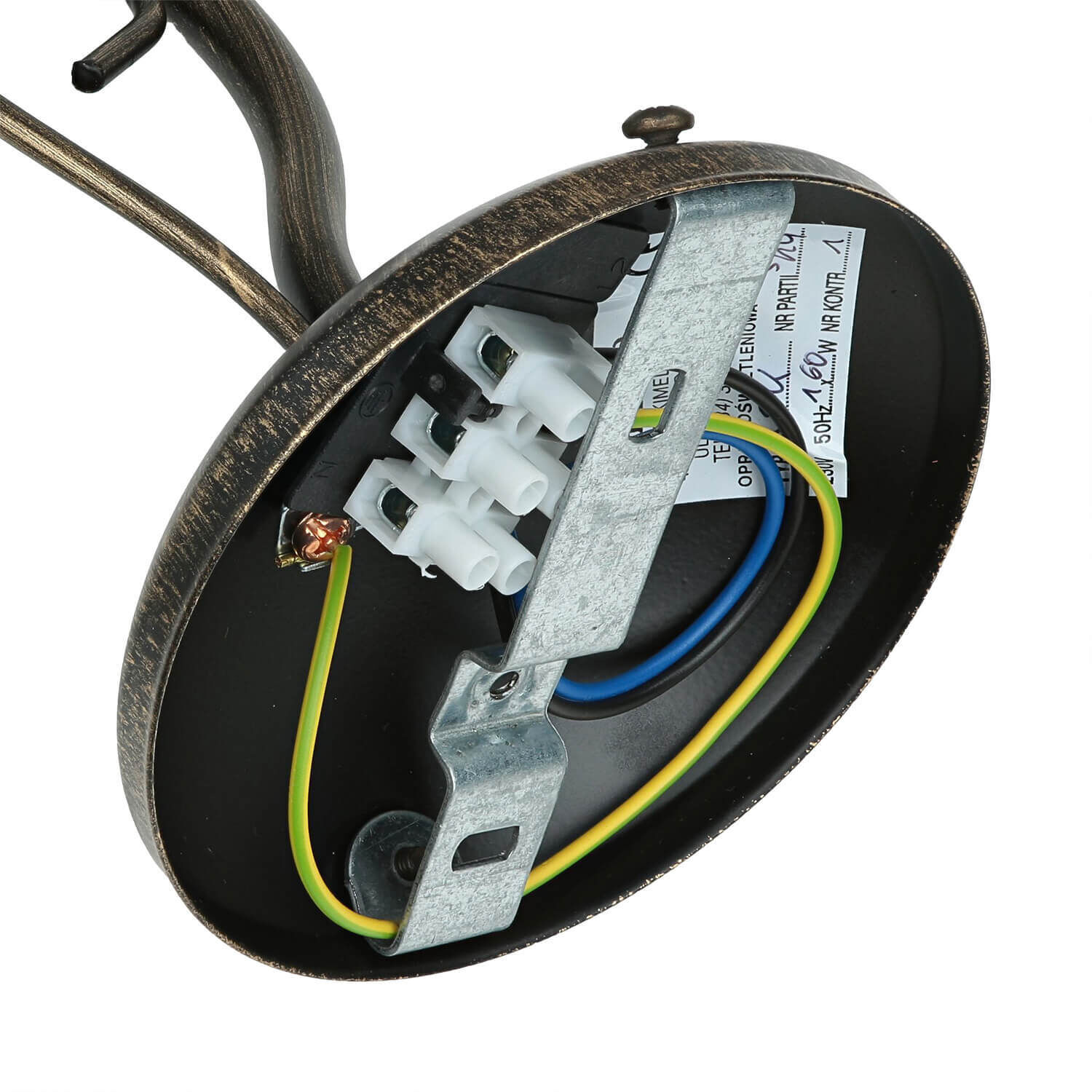 Wandlampe DELMARE Shabby Braun antik Wohnzimmer Wandlampe DELMARE Shabby Braun antik Wohnzimmer