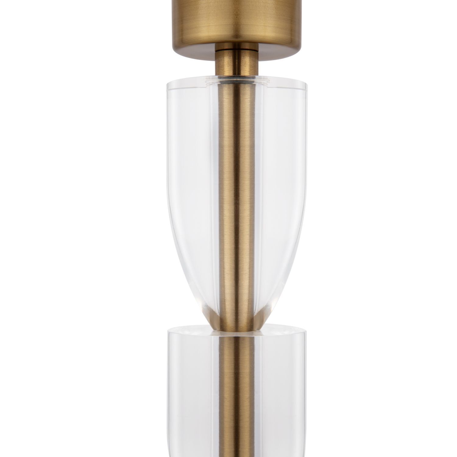 Nachttischlampe Metall Stoff E27 47 cm hoch rund ROSA Lampe, Glas