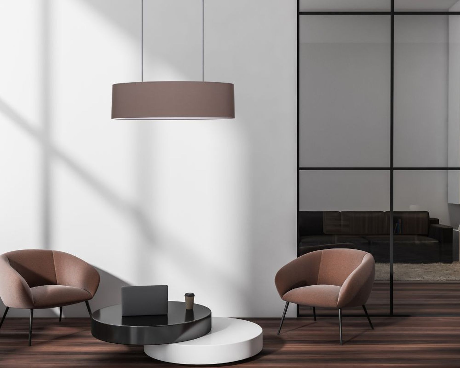  lounge, seating, coffee table, pendent lamp, sofa area