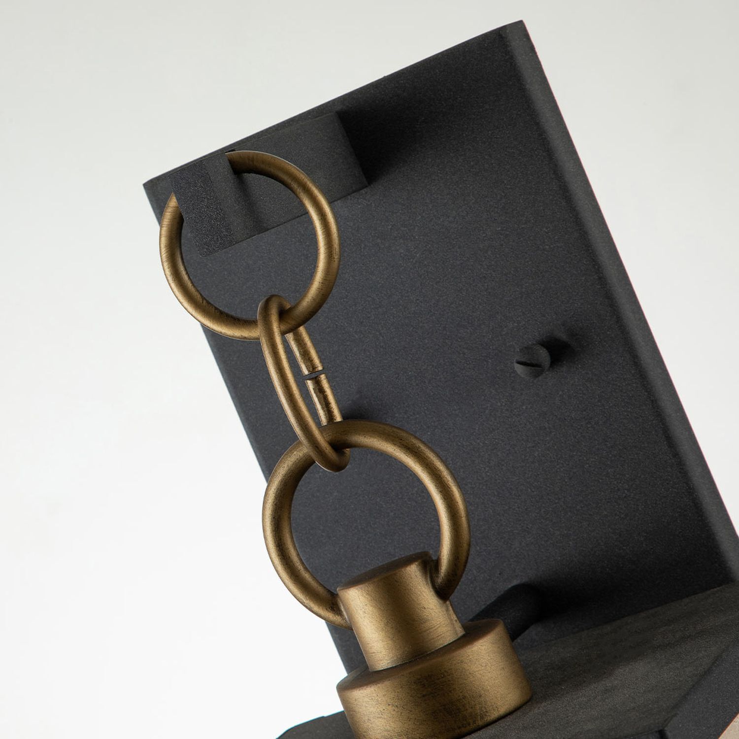 Applique extérieure aluminium verre E27 IP44 44 cm de haut Vintage Elektronik, Hardware