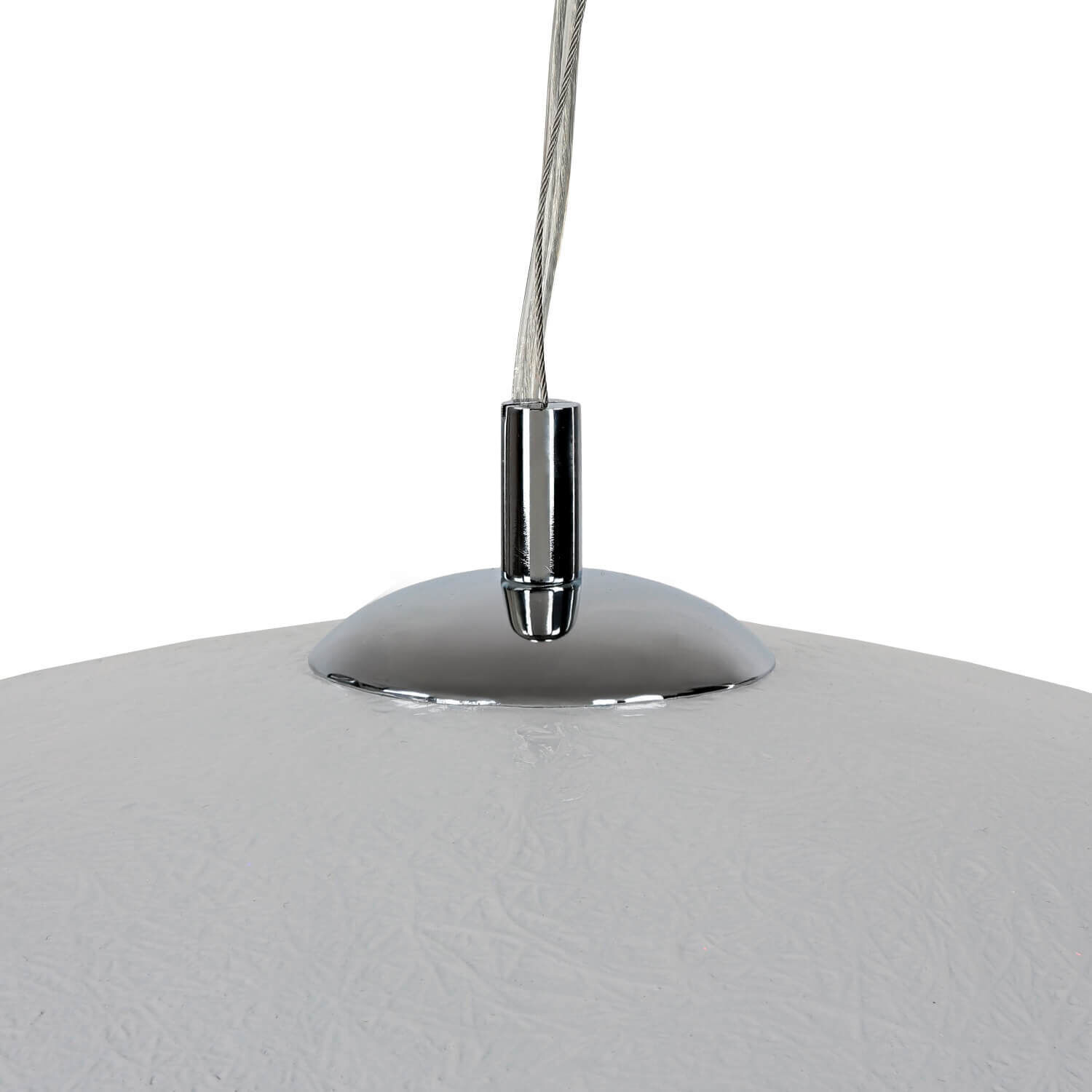 Große Hängeleuchte Ø70cm rund Modern Design Silber