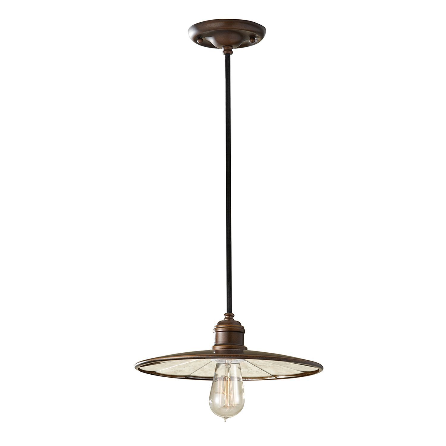 Suspension LANA Bronze Miroir Ø30cm Lampe